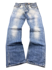 Crazy washed Straight Jeans (M)