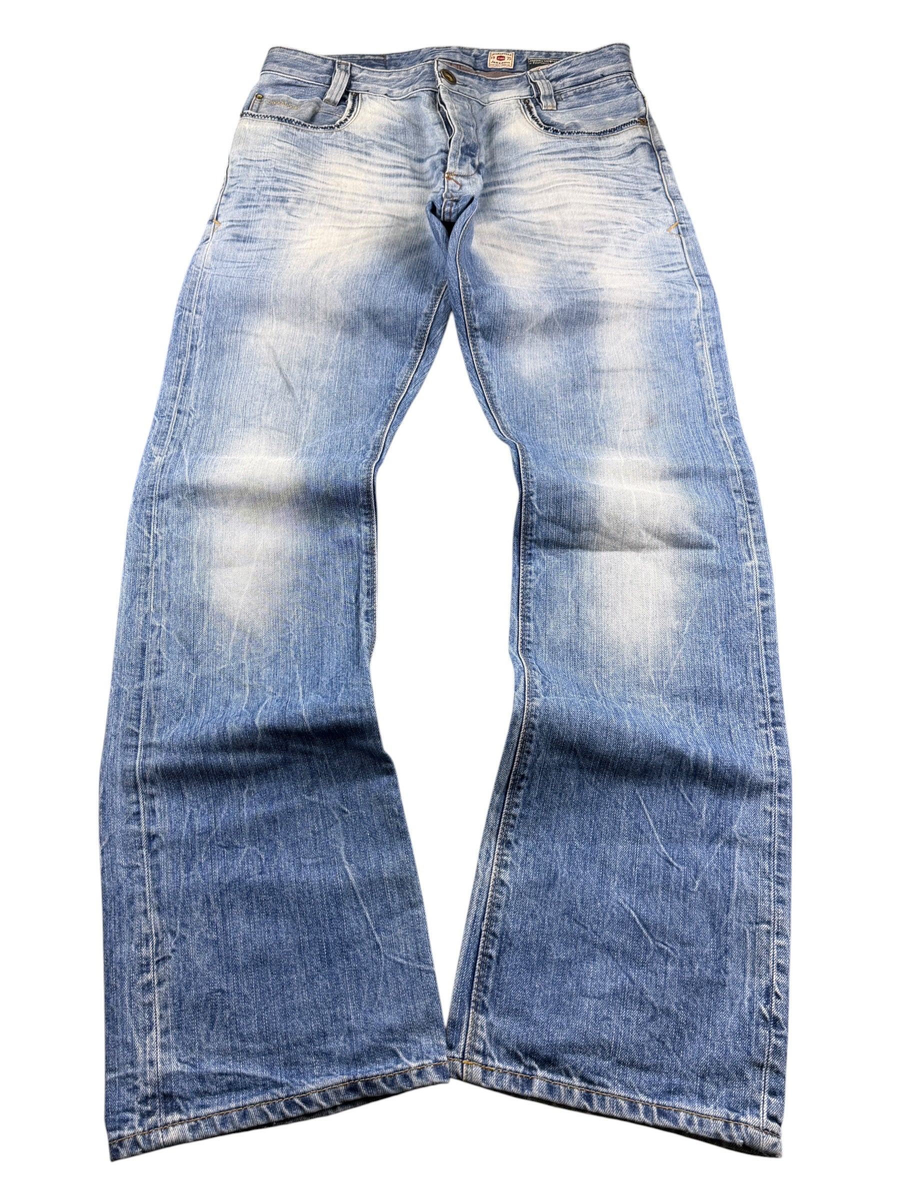 Crazy washed Straight Jeans (M)