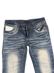 Ultra washed Big Bootcut Jeans (XS)