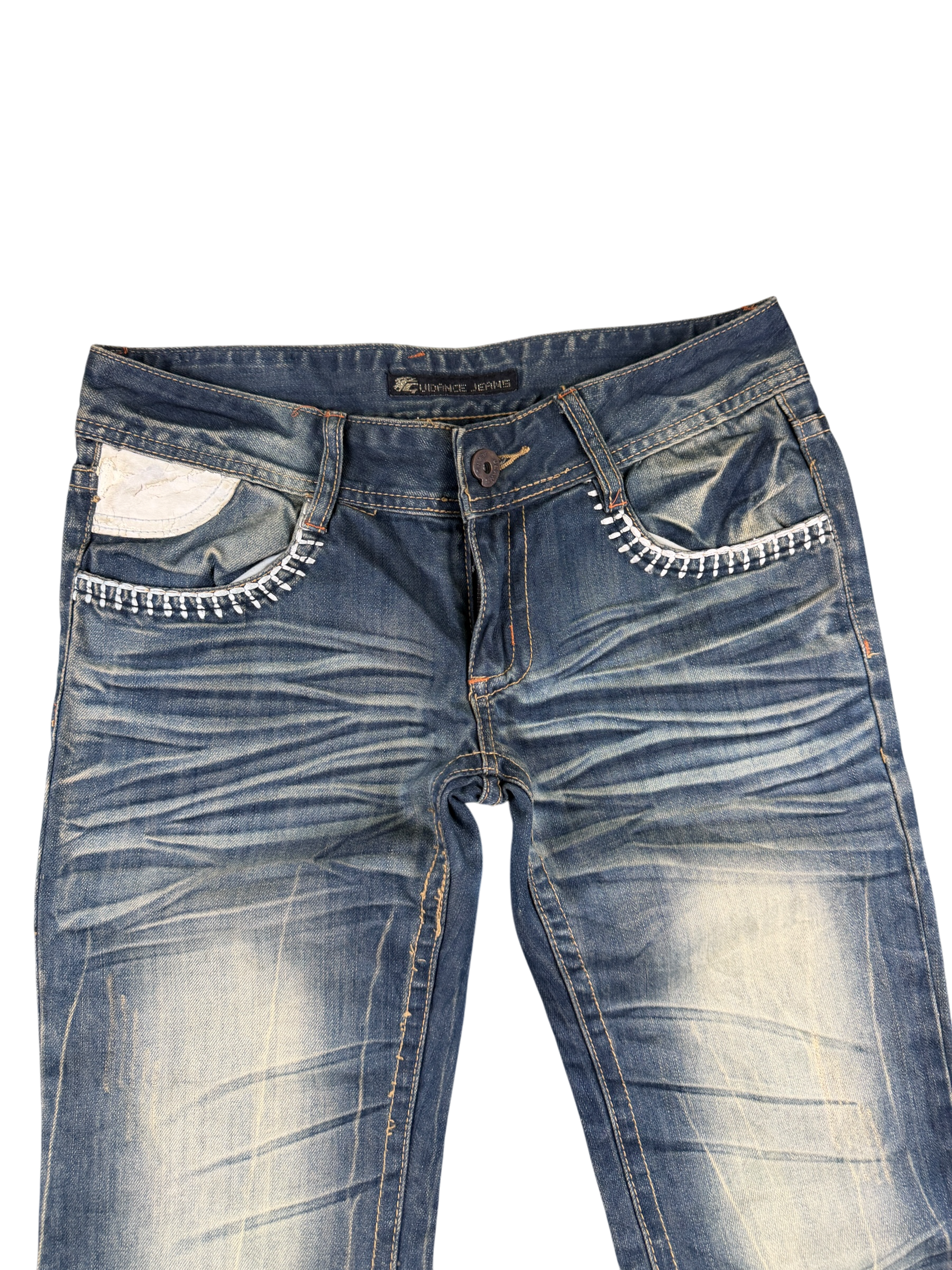 Ultra washed Big Bootcut Jeans (XS)
