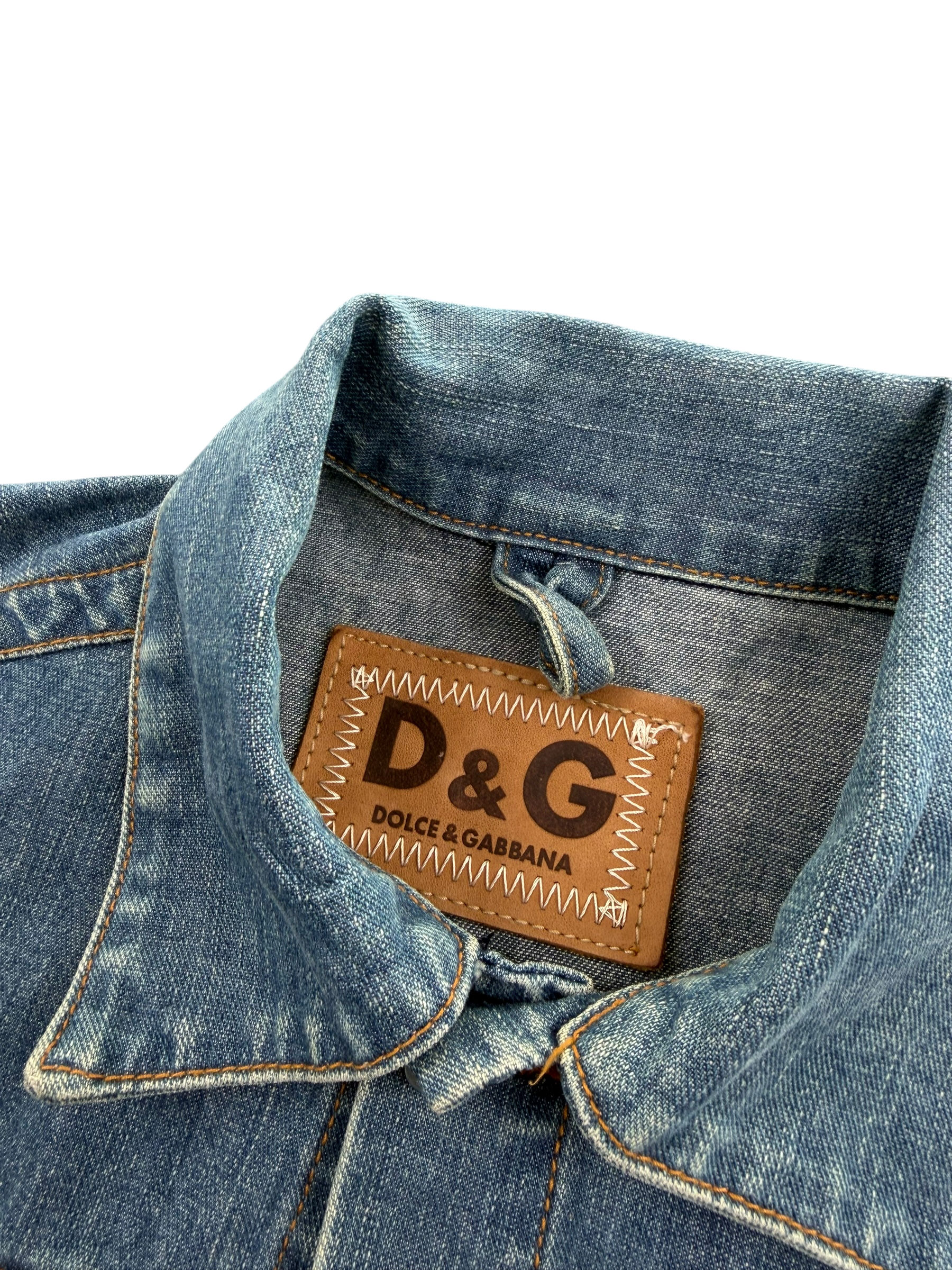Dolce Gabbana Biglogo Jeansjacke (XS?