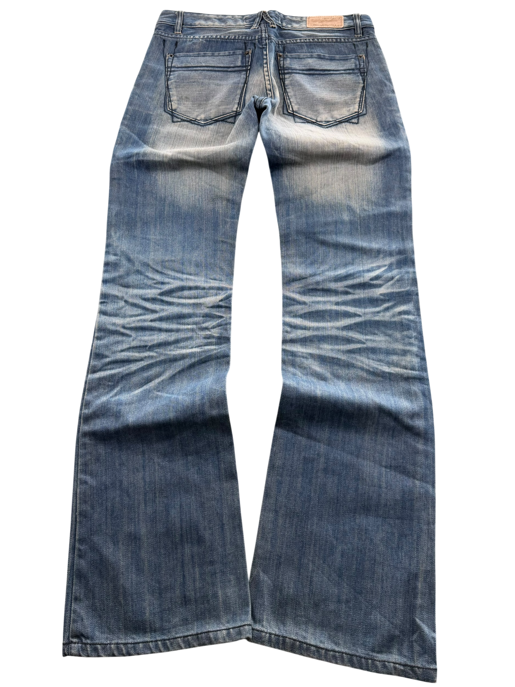 Washed Bootcut Jeans (XS-S)