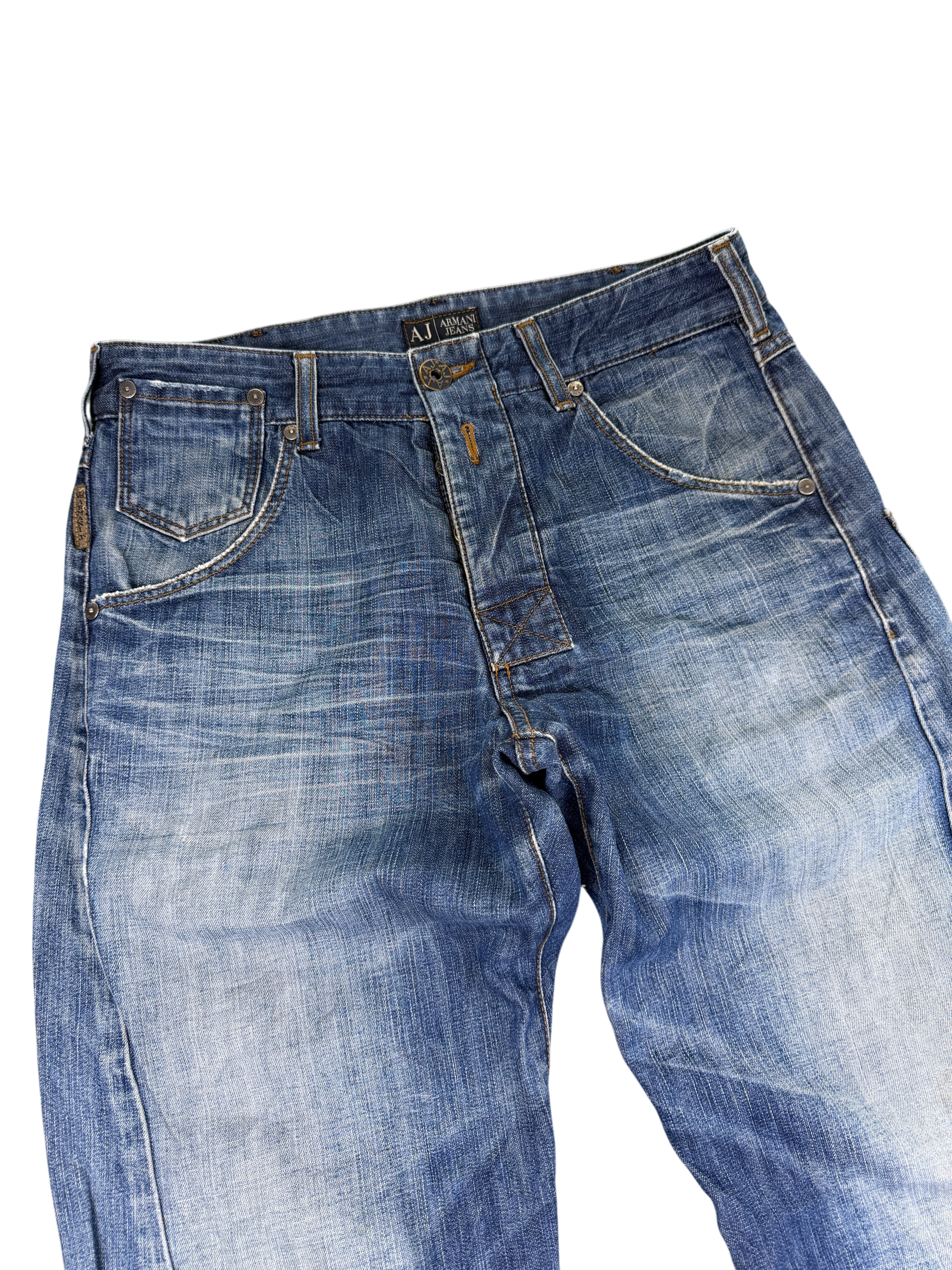Armani vintage washed Straight Jeans (S)