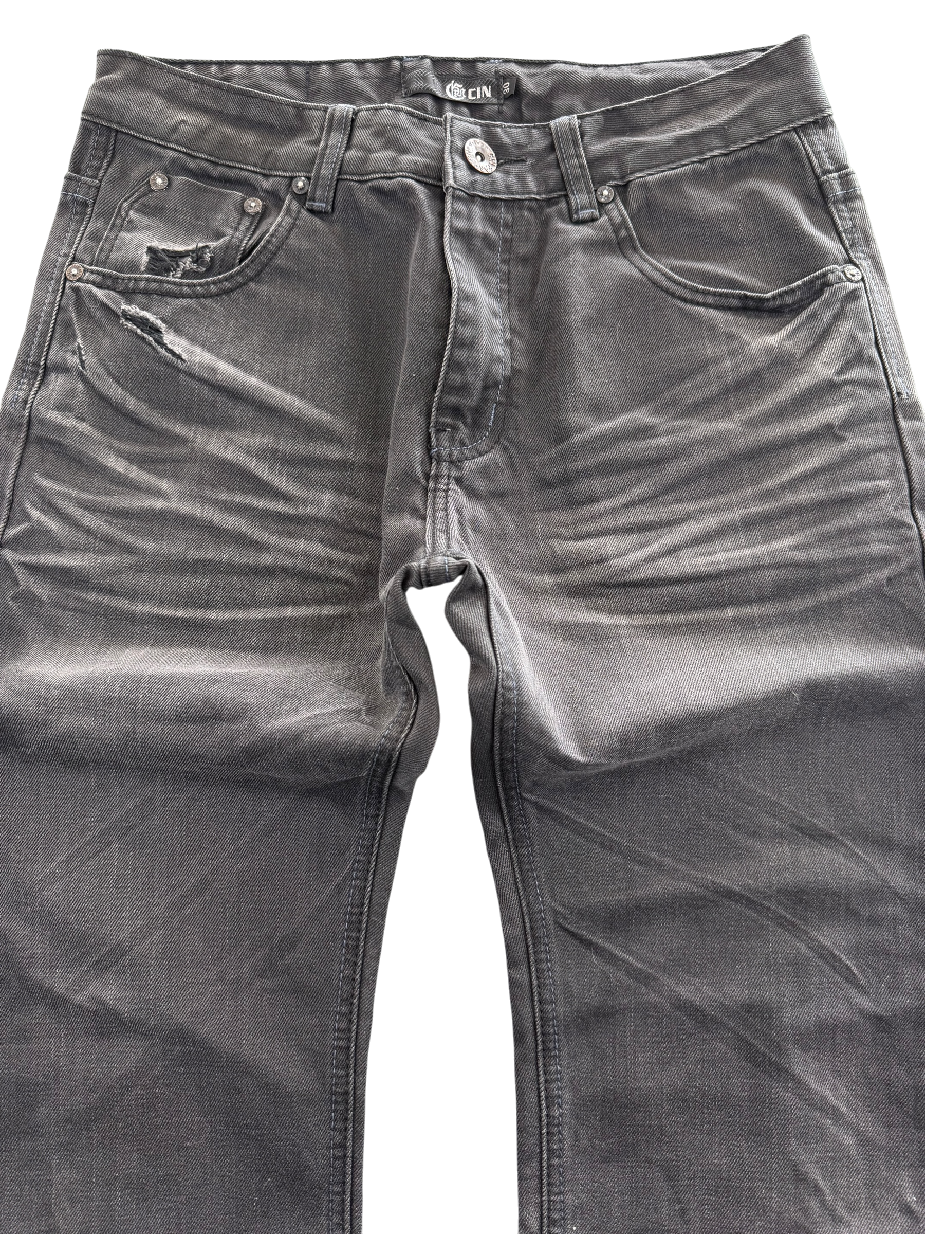 Washed Straightfit Jeans (S)
