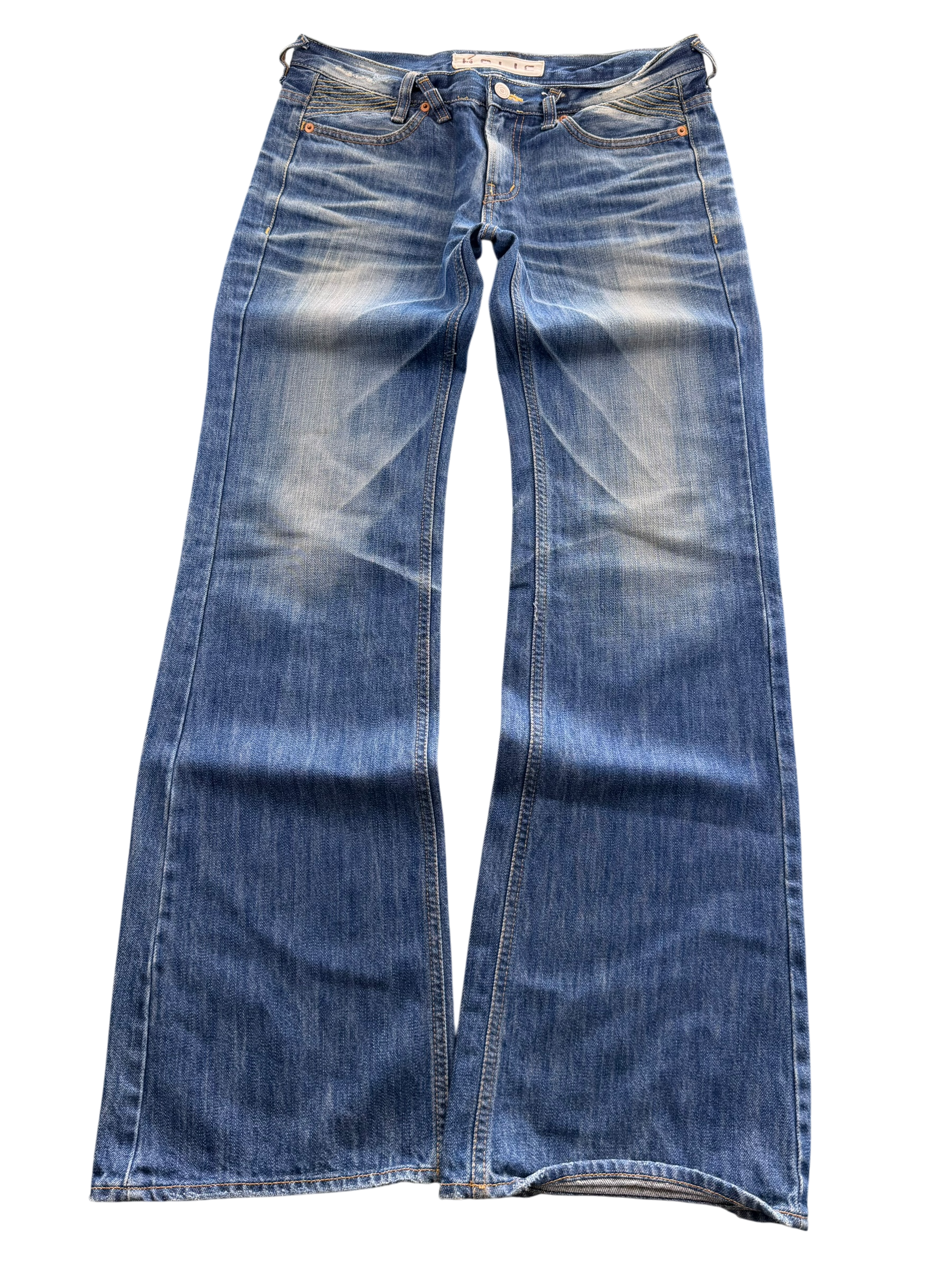 Washed Bootcut Jeans (S)