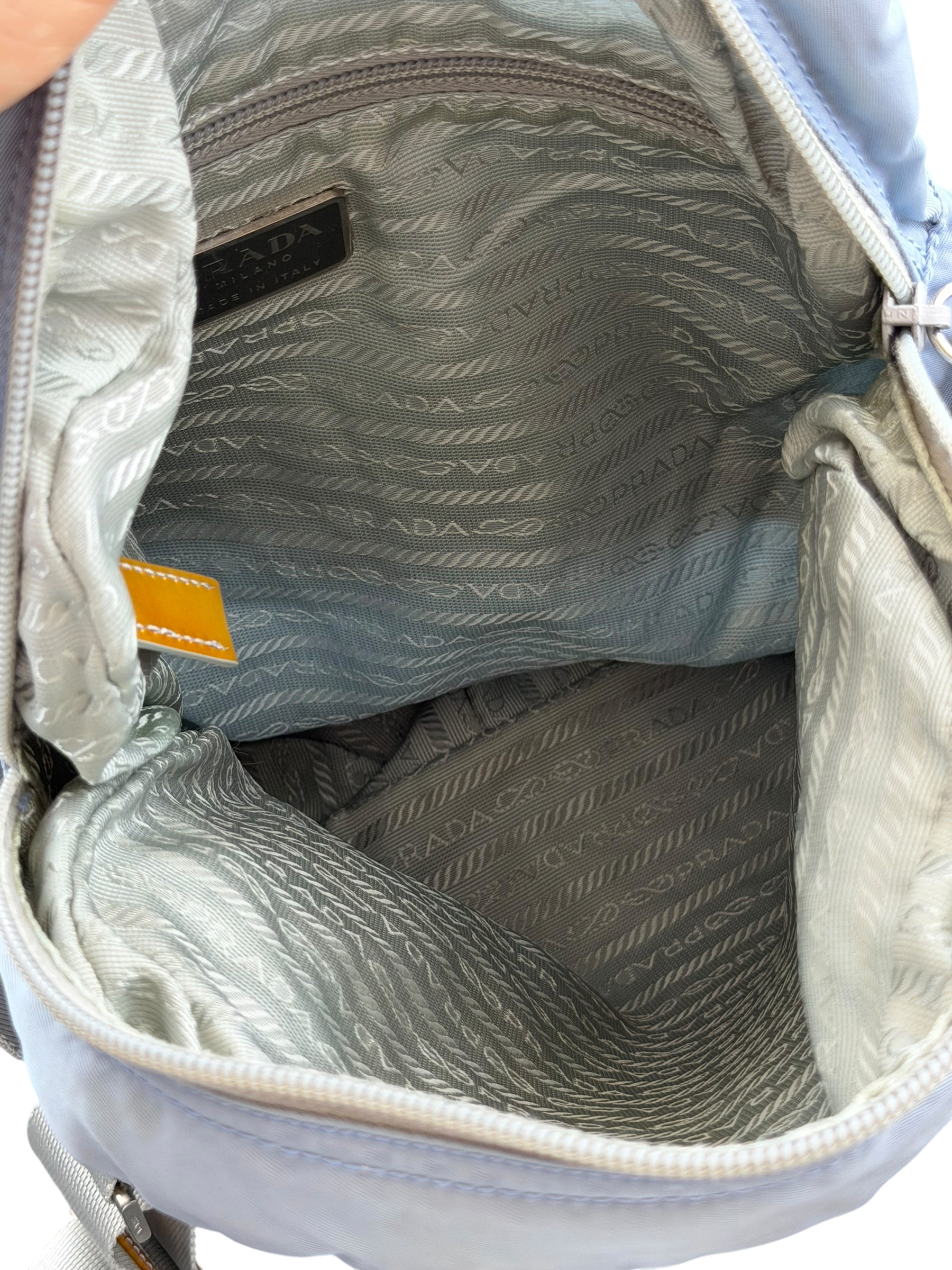 Prada Nylon Umhängetasche Babyblue