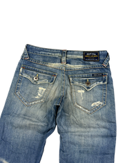 Washed Bootcut Jeans (XS)