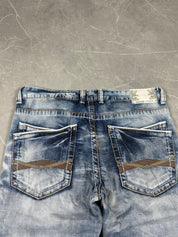 Vintage washed Straight Fit Jeans (S)