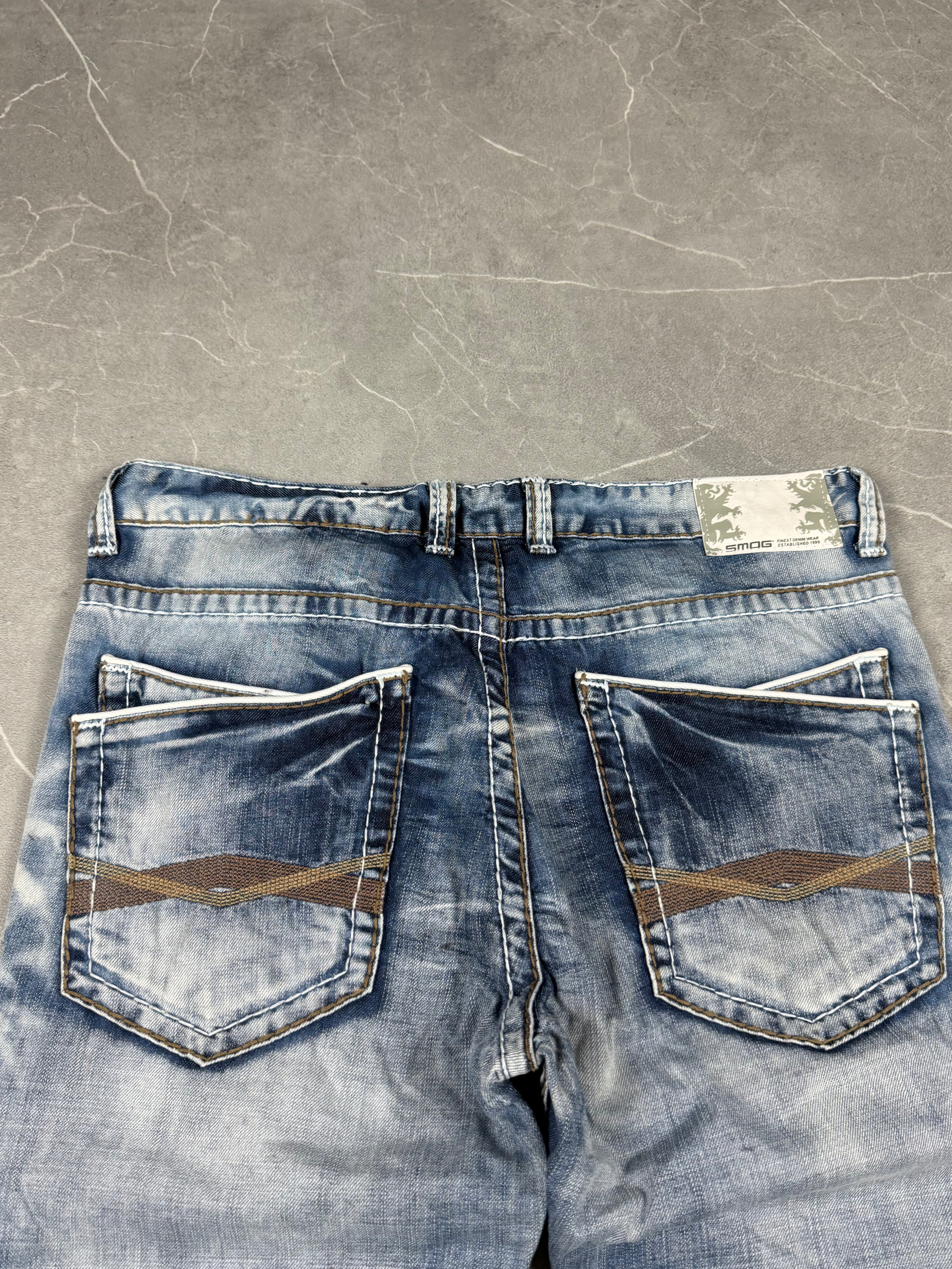 Vintage washed Straight Fit Jeans (S)