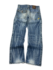 Crazy Washed Straight Jeans (S)