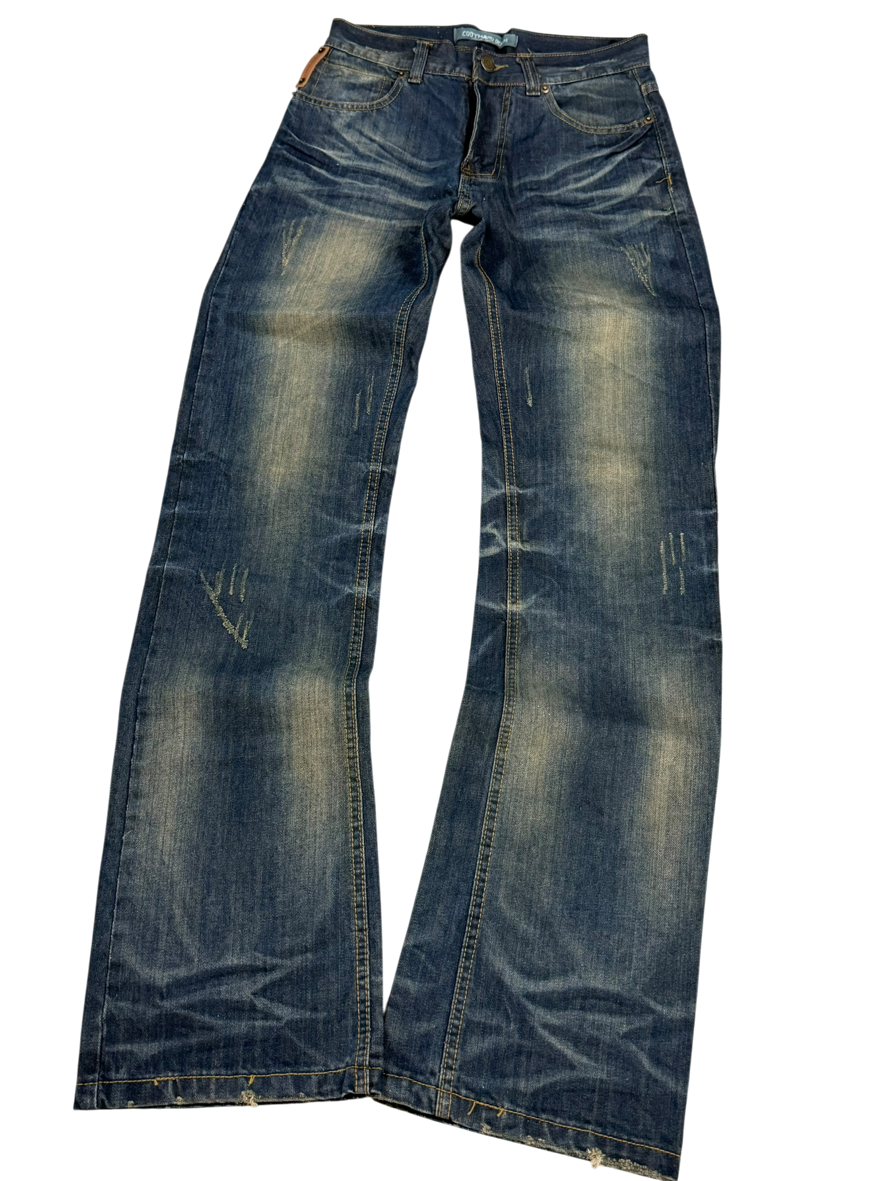 Crazy washed Straightfit Jeans (S)