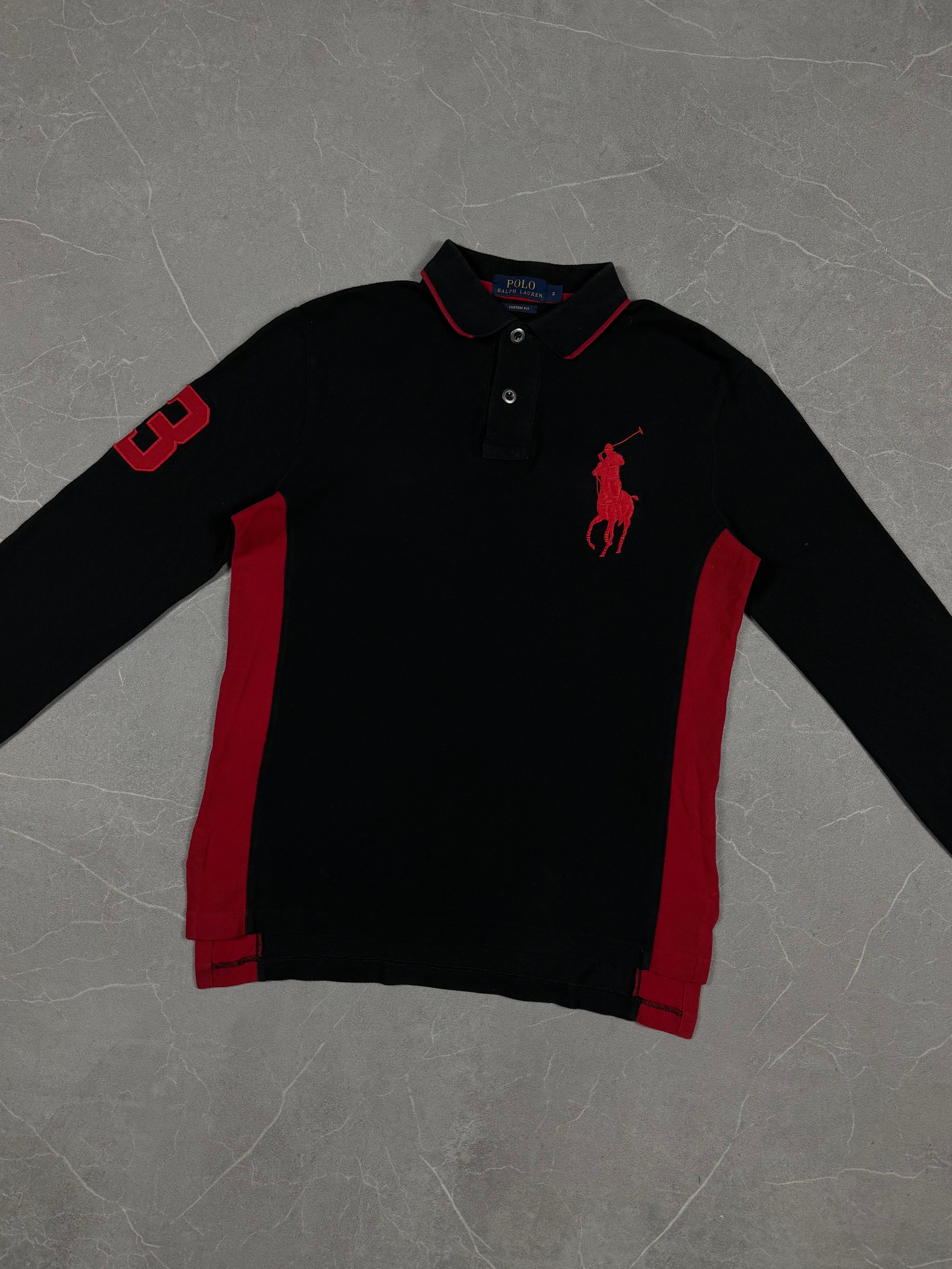 Ralph Lauren Big Pony Longsleeve Poloshirt (S slimfit)