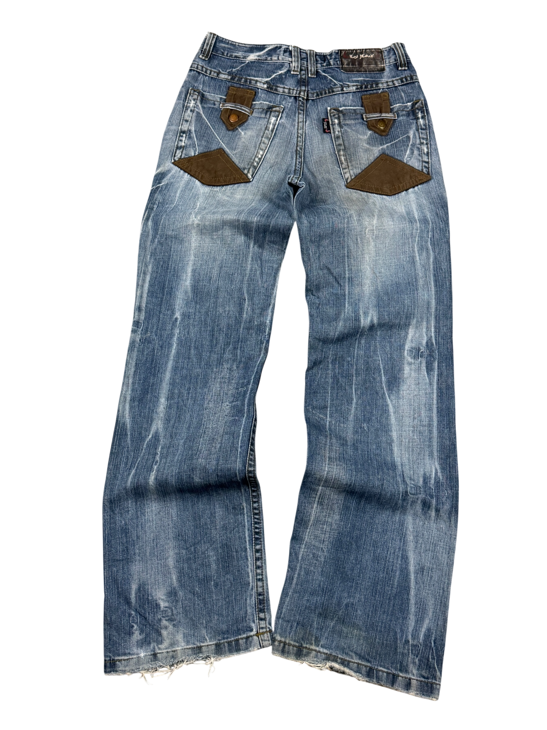 Crazy washed Bootcut Jeans (S-M)