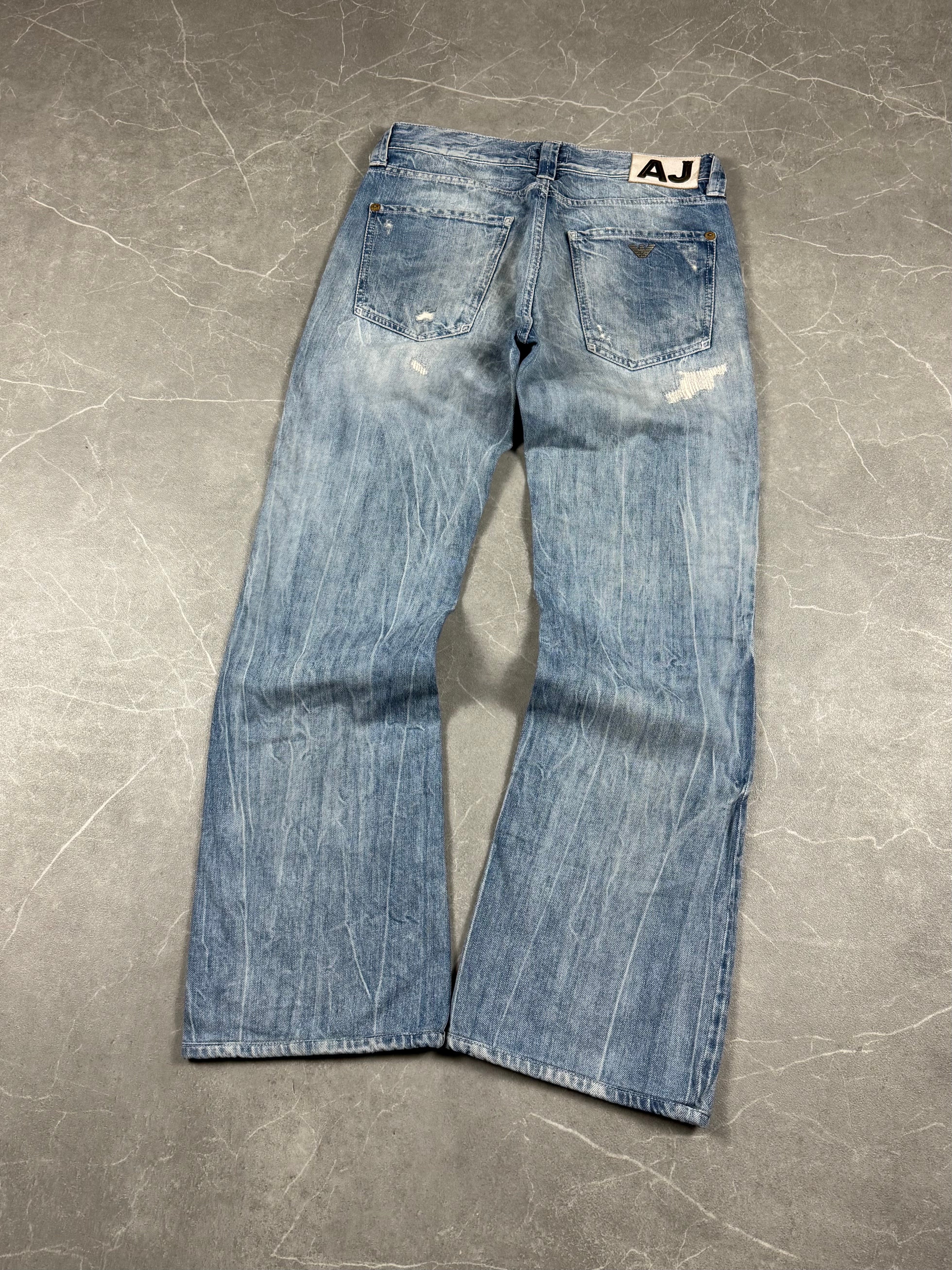 Armani washed bootcut Jeans (S)