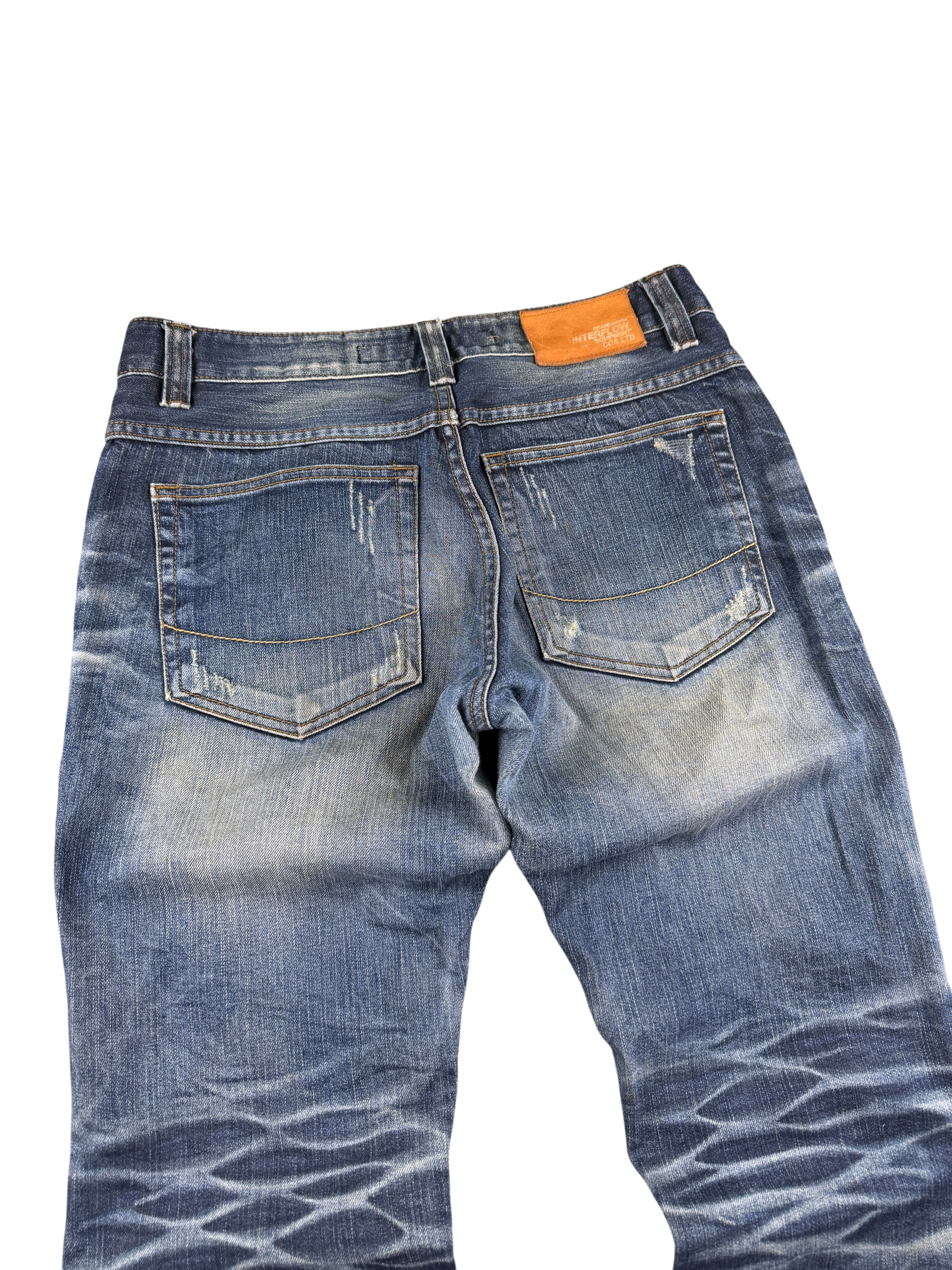 Ultra washed Straight/Bottleg Jeans (S)