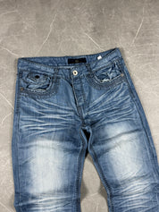 Vintage washed Slim-Jeans (M-L)
