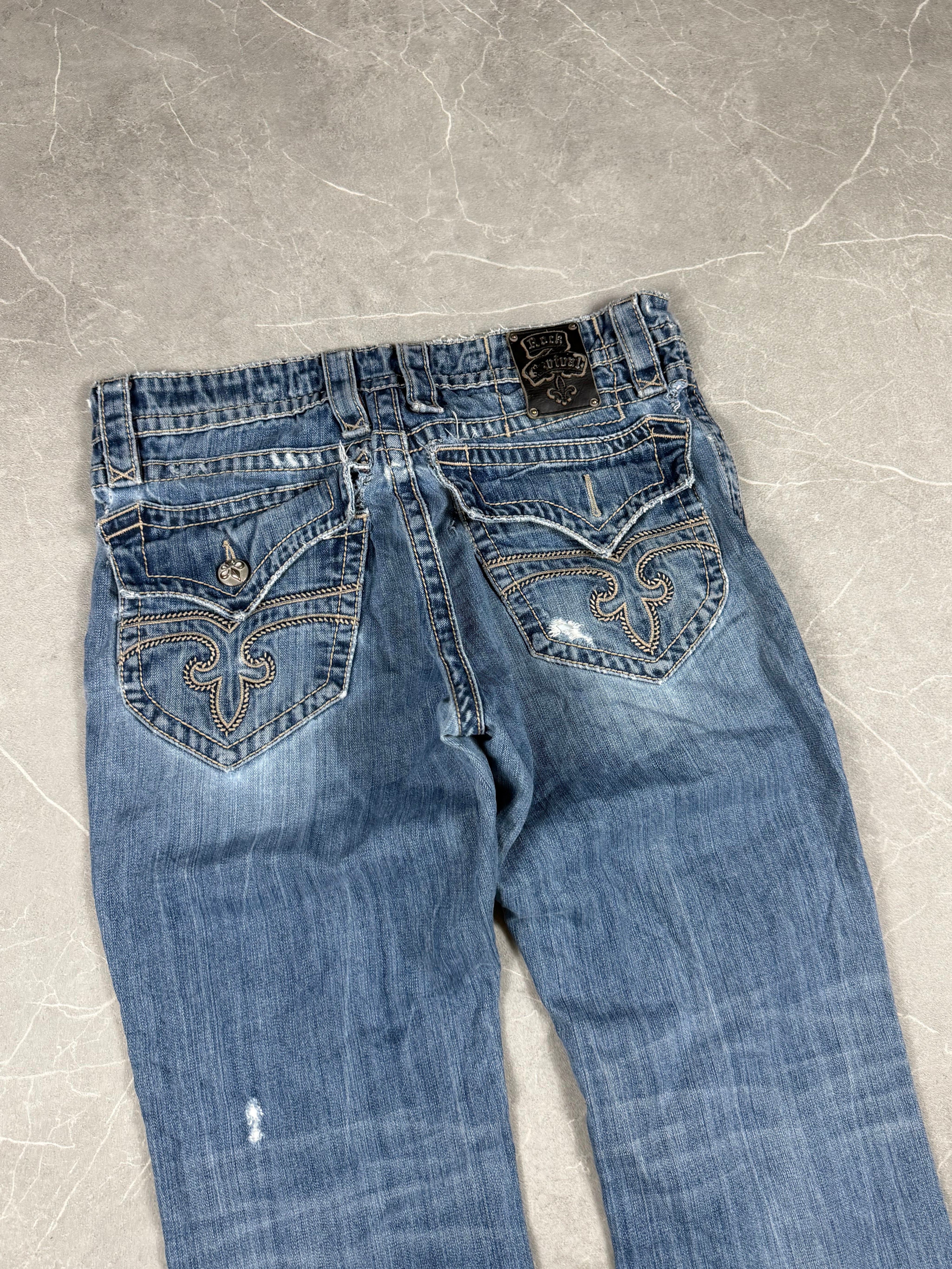 Rock Revival washed Bootcut Jeans (M)