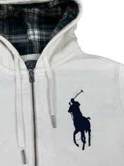 Ralph Lauren Big Pony Checked Hood Zipper (S)