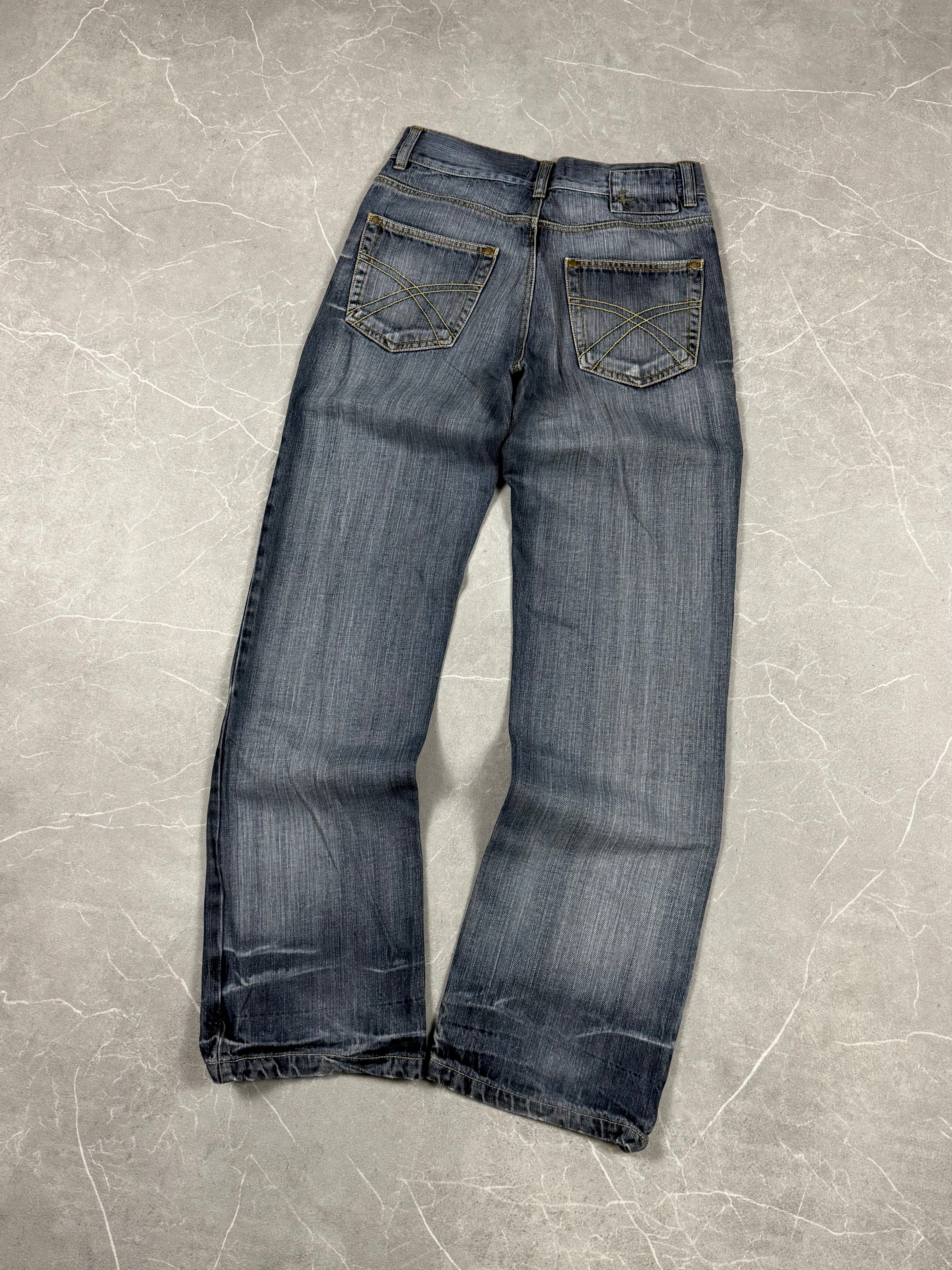 Vintage washed Straight Jeans (XS-S)