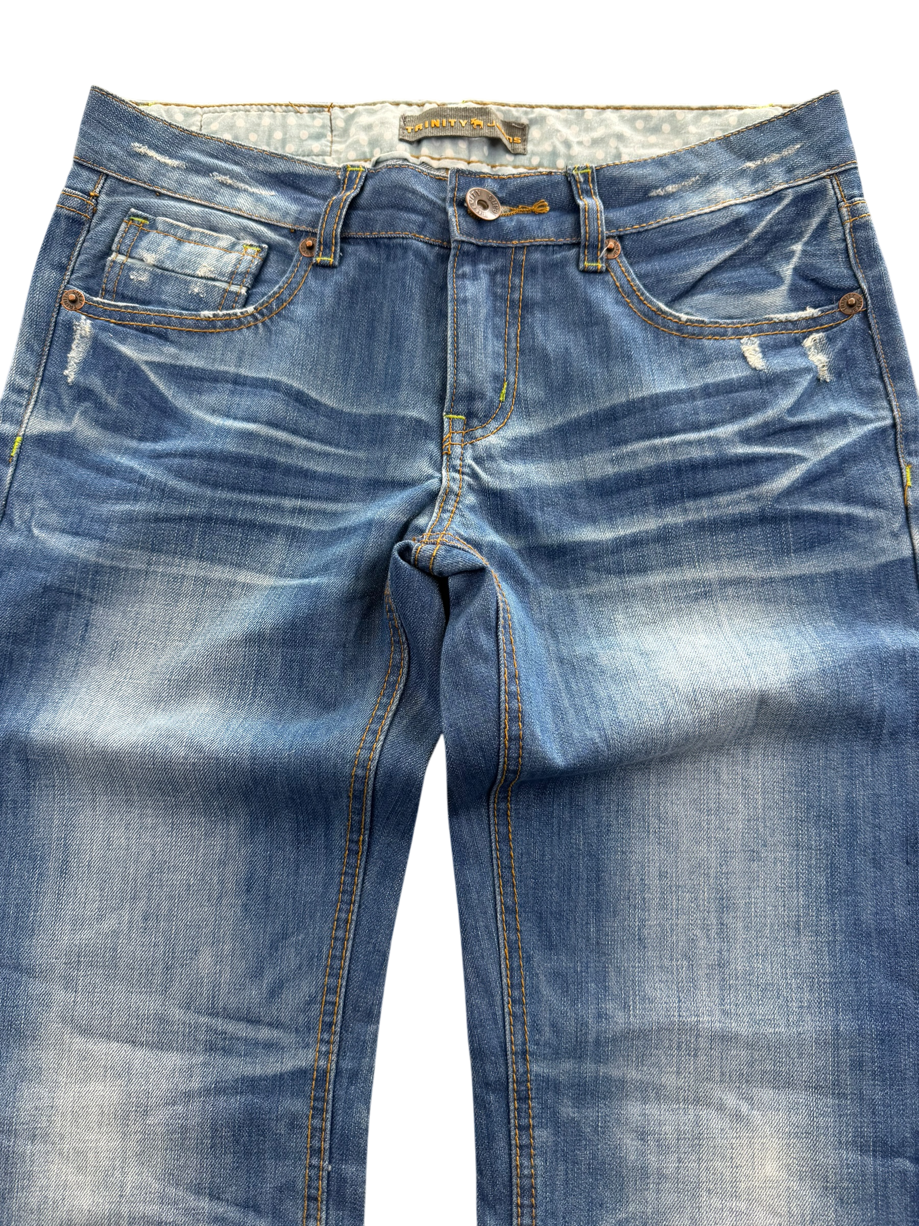 Washed Bootcut Jeans (XS)
