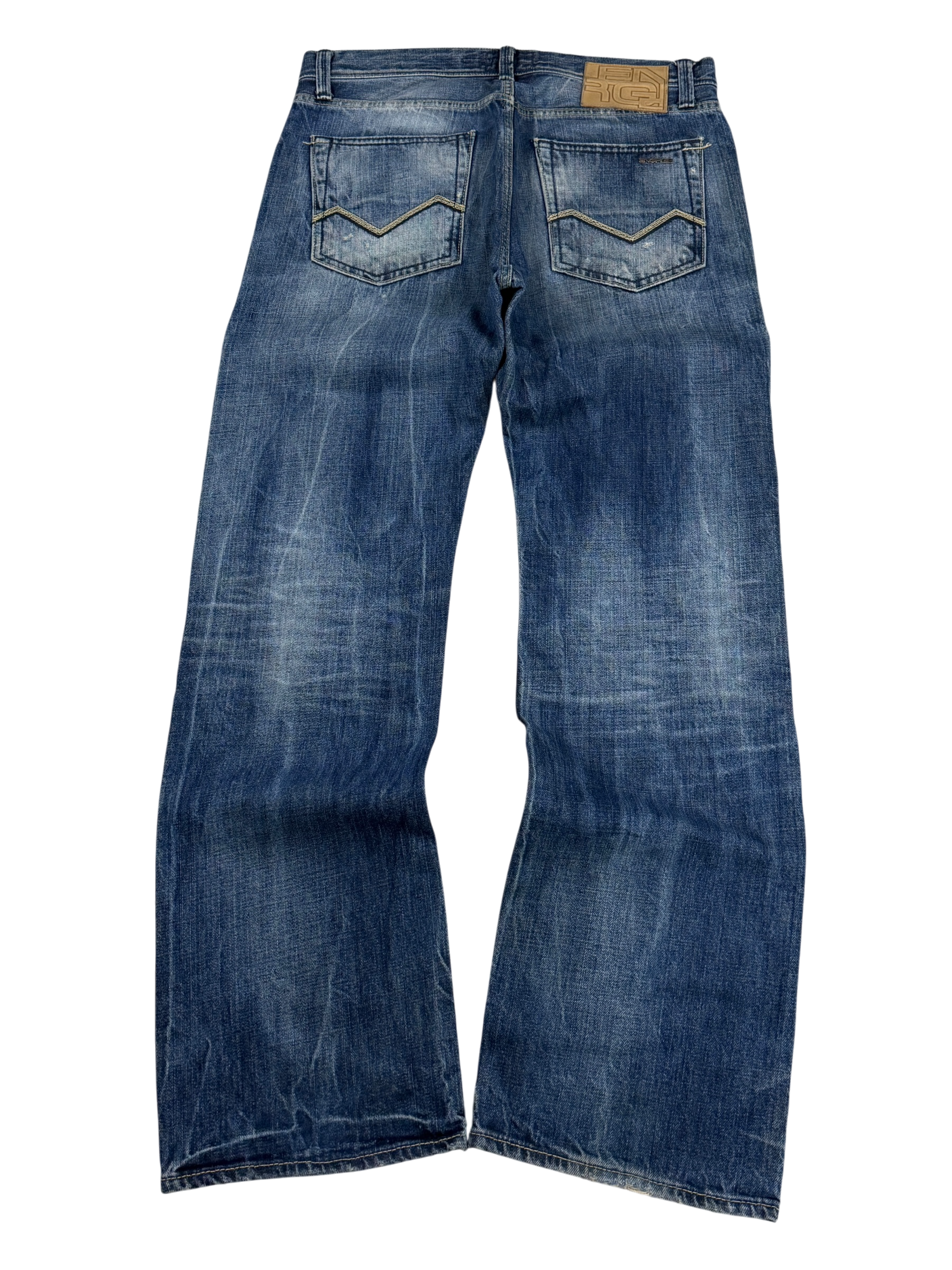 Vintage washed bootcut jeans (M)