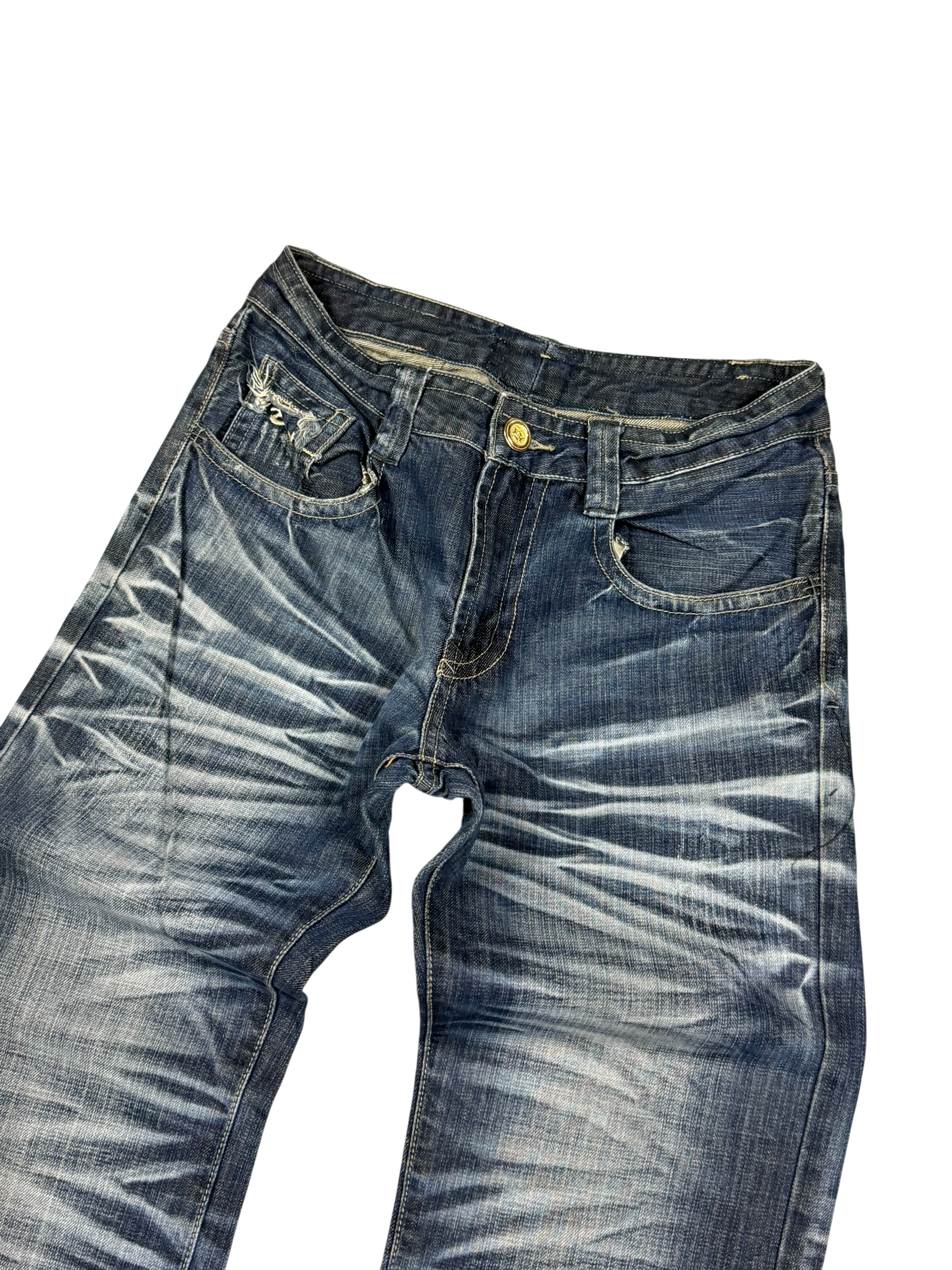 Ultra washed Straightfit Jeans (XS-S)
