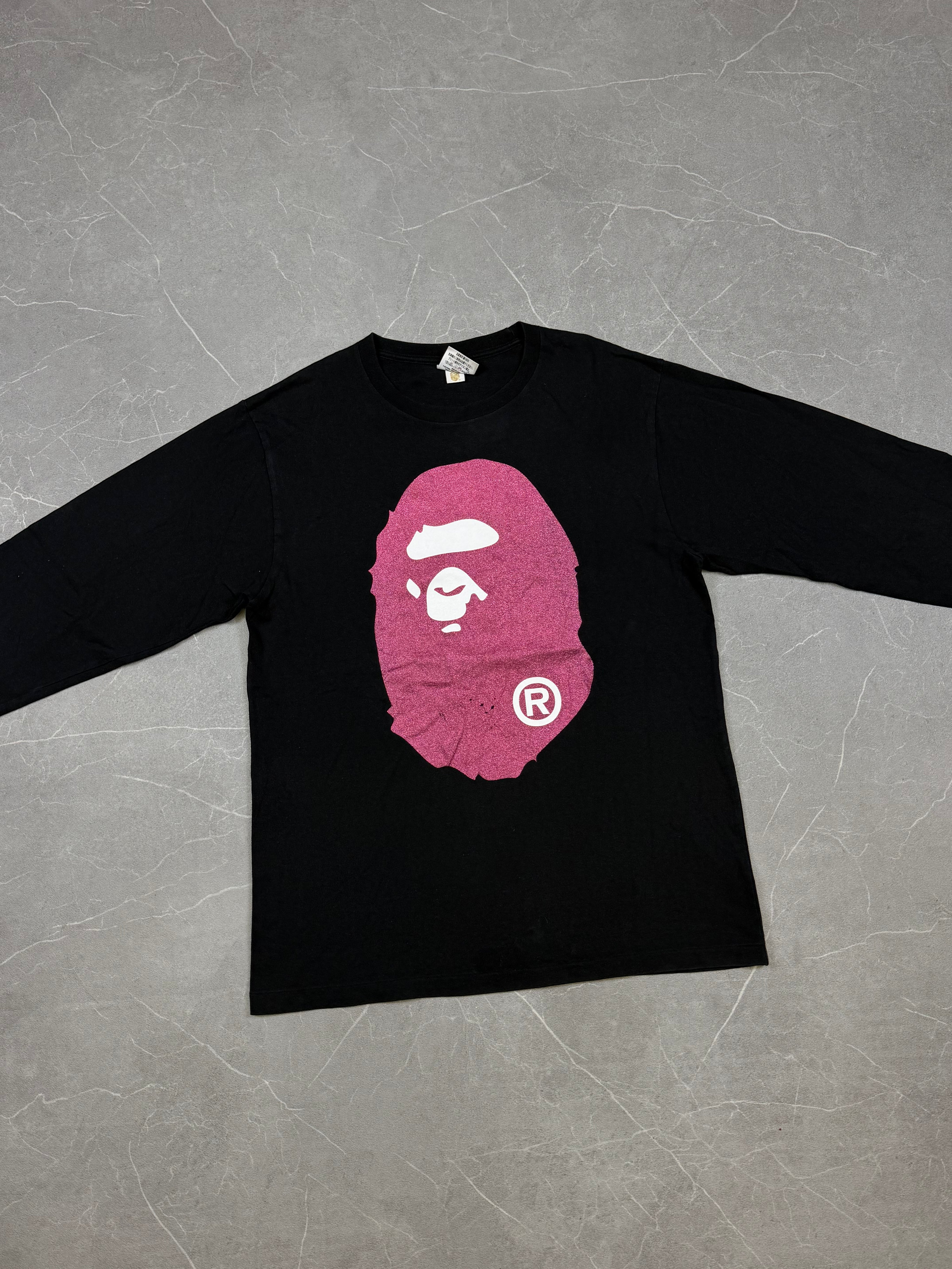 Bape Big Ape Head Shiny Long Sleeve (L)