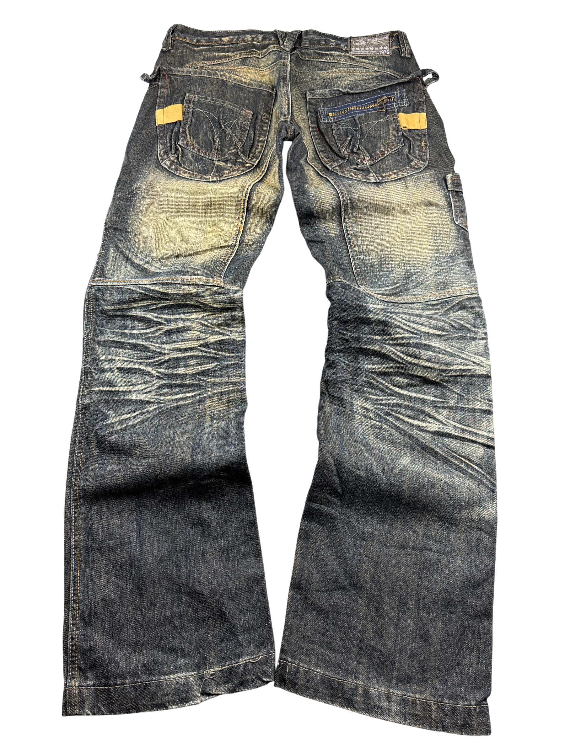 Crazy washed Bootcut Jeans (M-L)