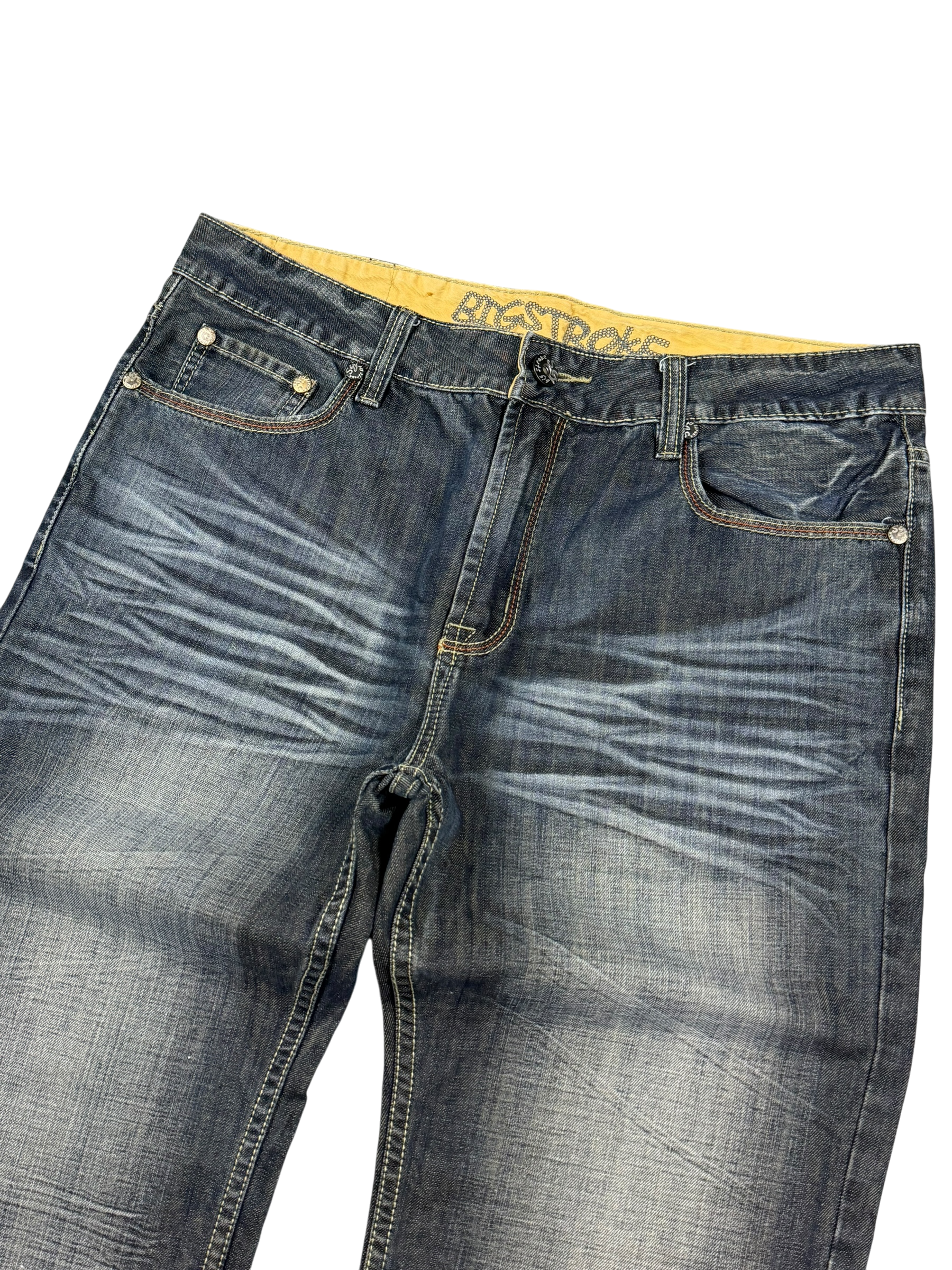 Crazy Washed Baggy Jeans (S-M)