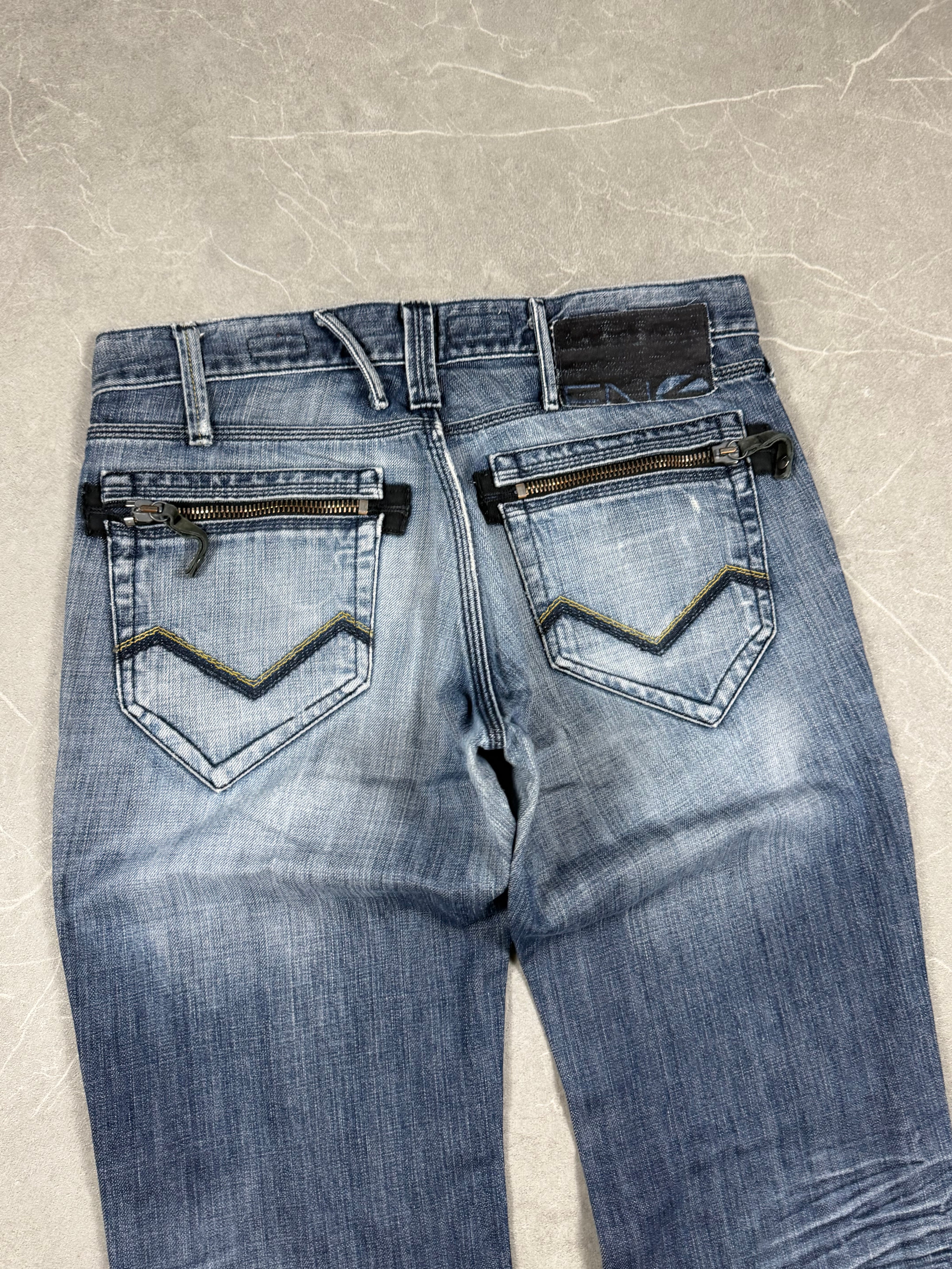 Vintage Washed Slim Jeans (S)