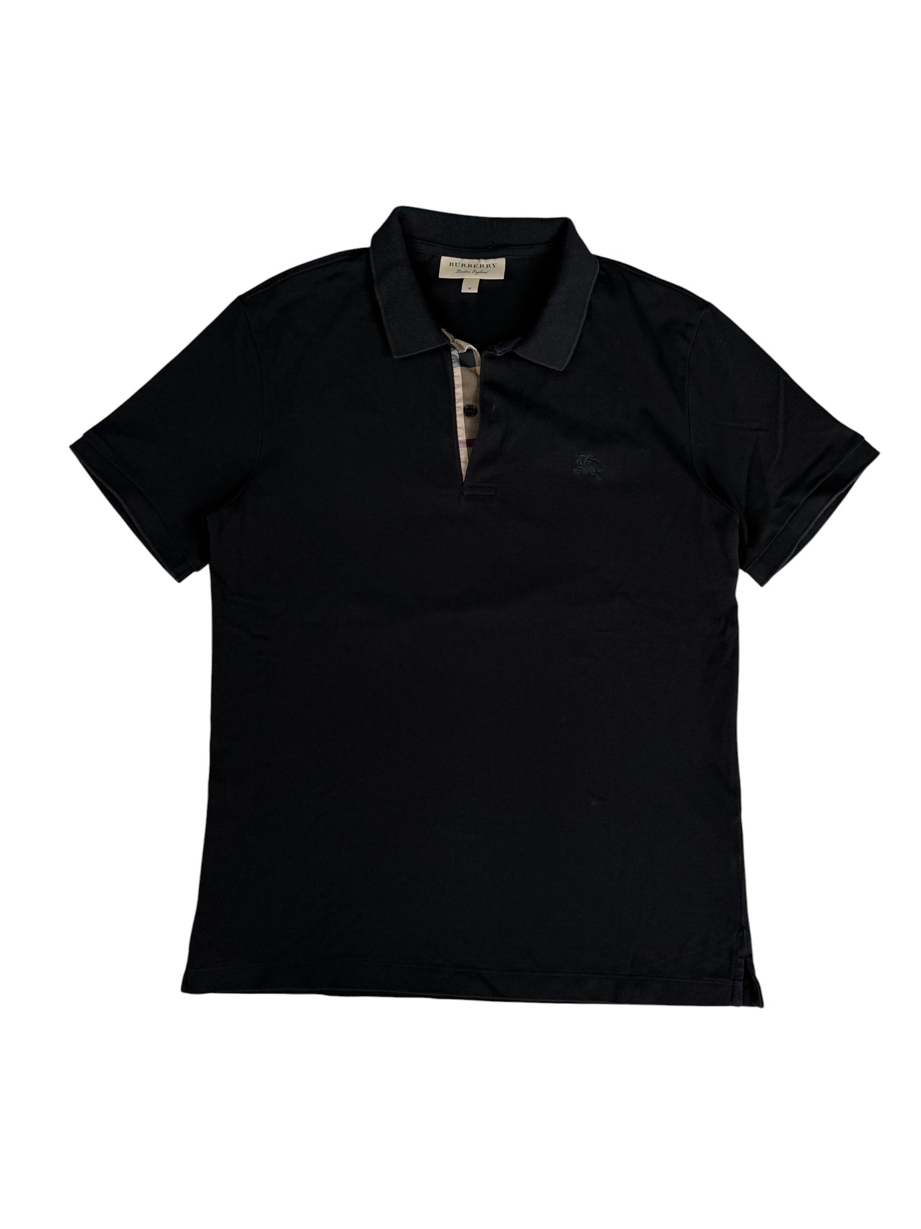 Burberry vintage slimfit Poloshirt *Black on Black (M)