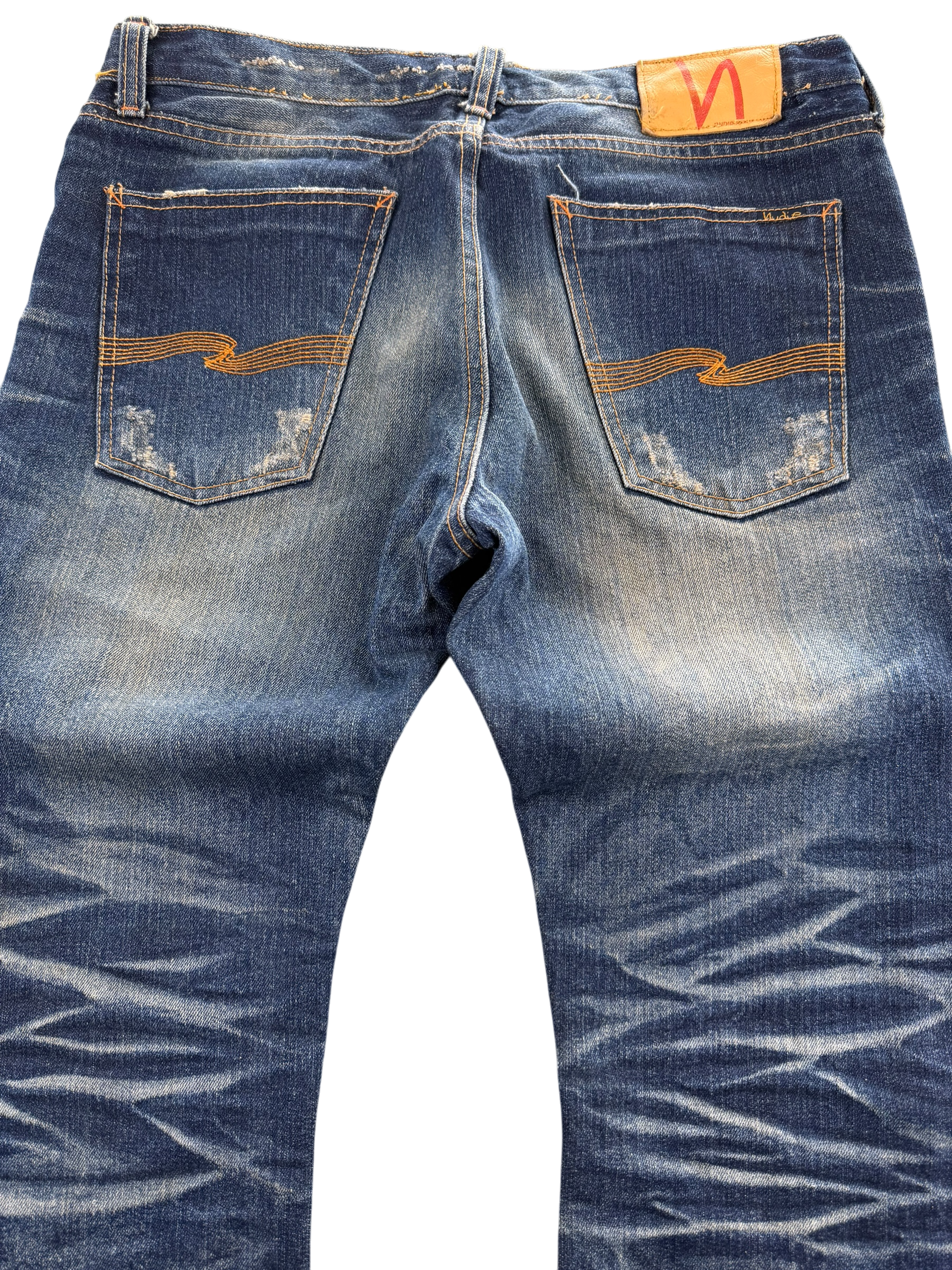 Washed Straightfit Jeans (S)