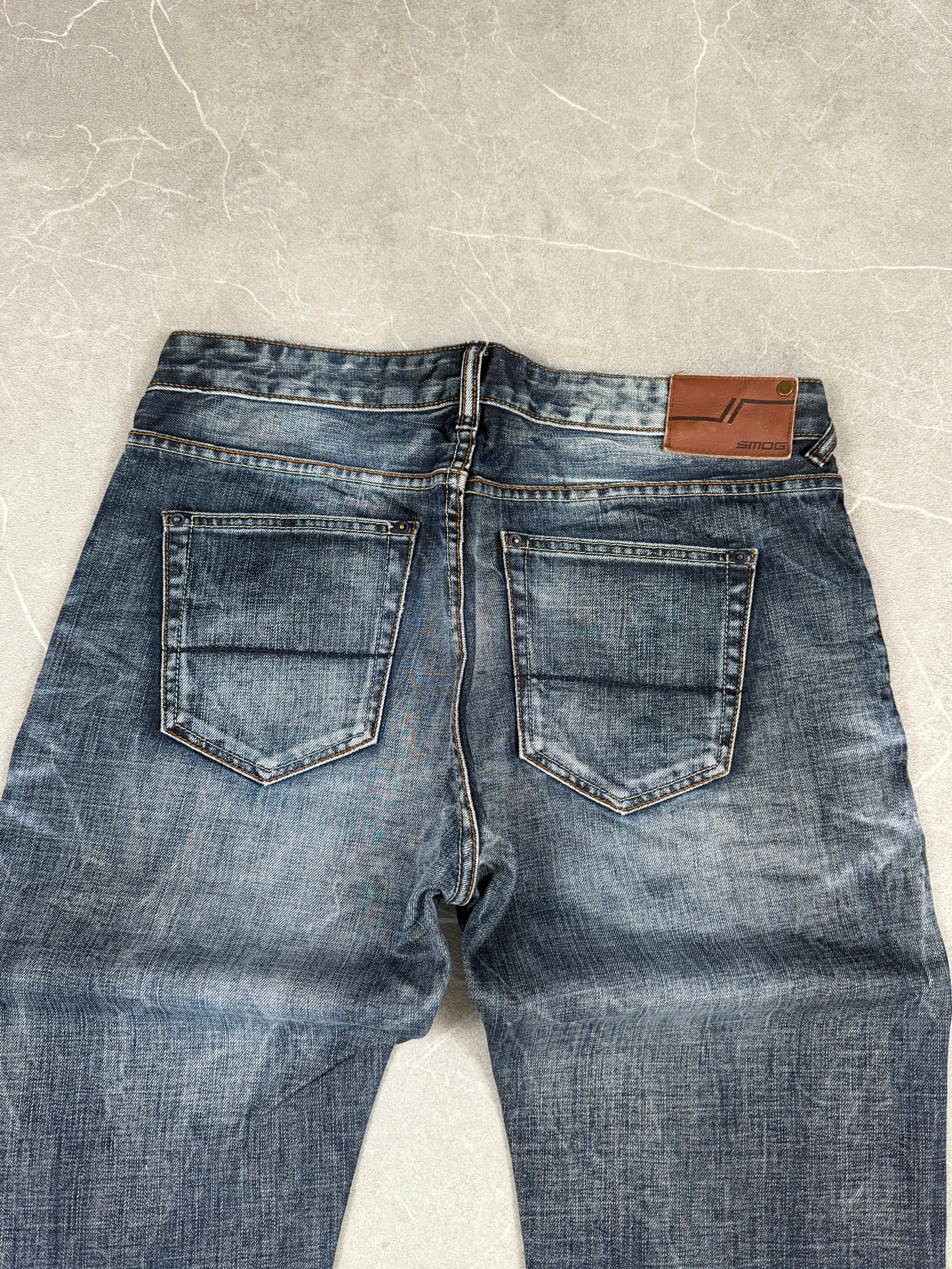 Vintage washed Straight-Fit Jeans (M-L)
