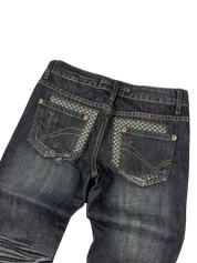 Washed Bootcut Jeans (XS)