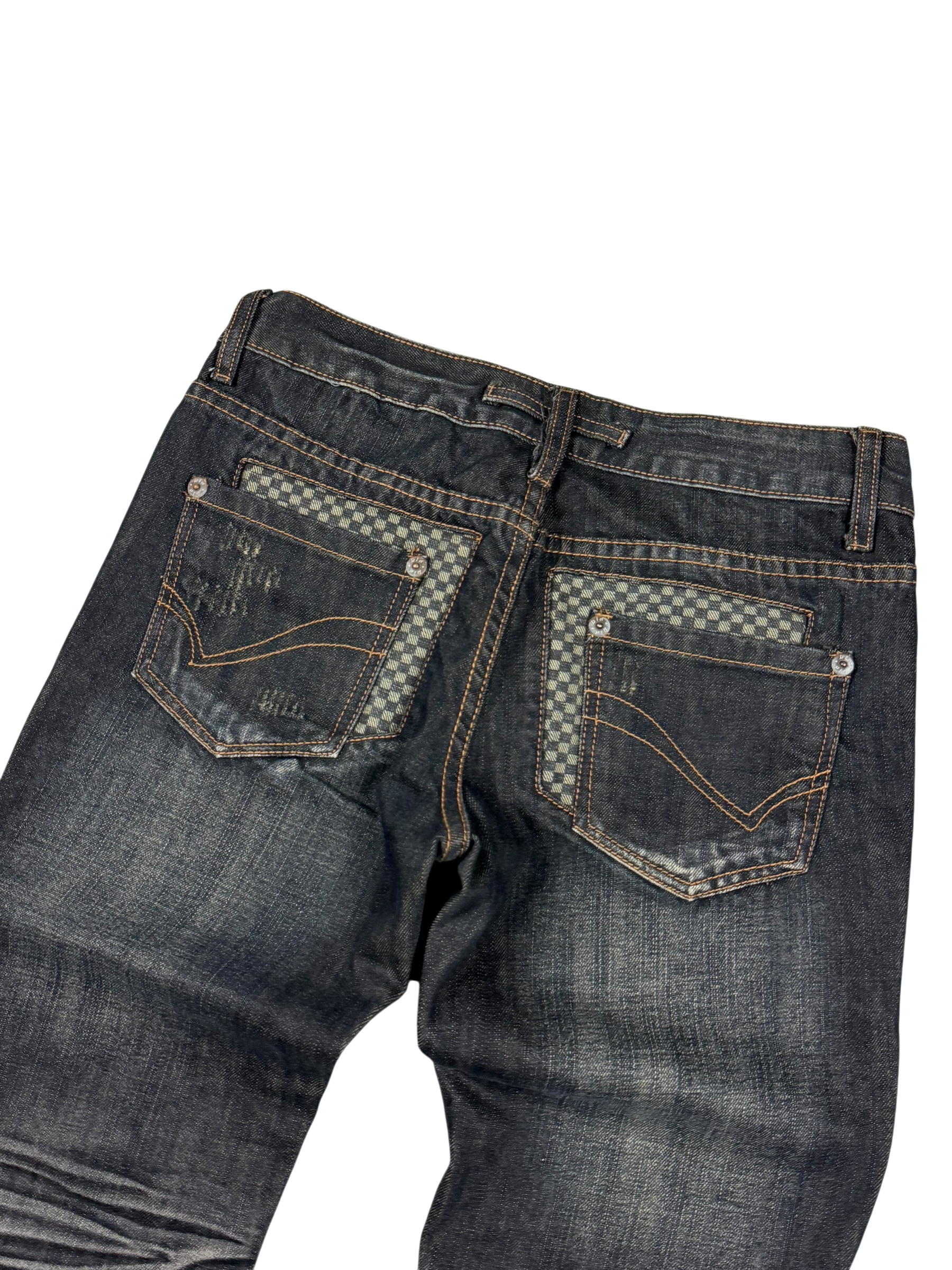 Washed Bootcut Jeans (XS)