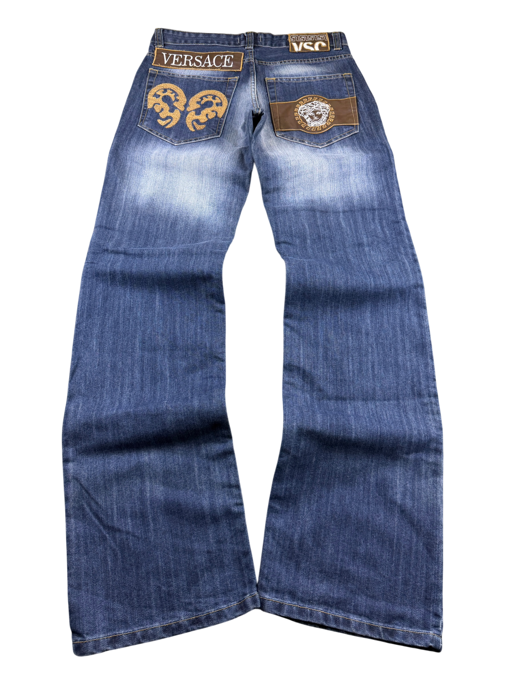 Versace vintage Big Logo Bootcut Jeans (S)