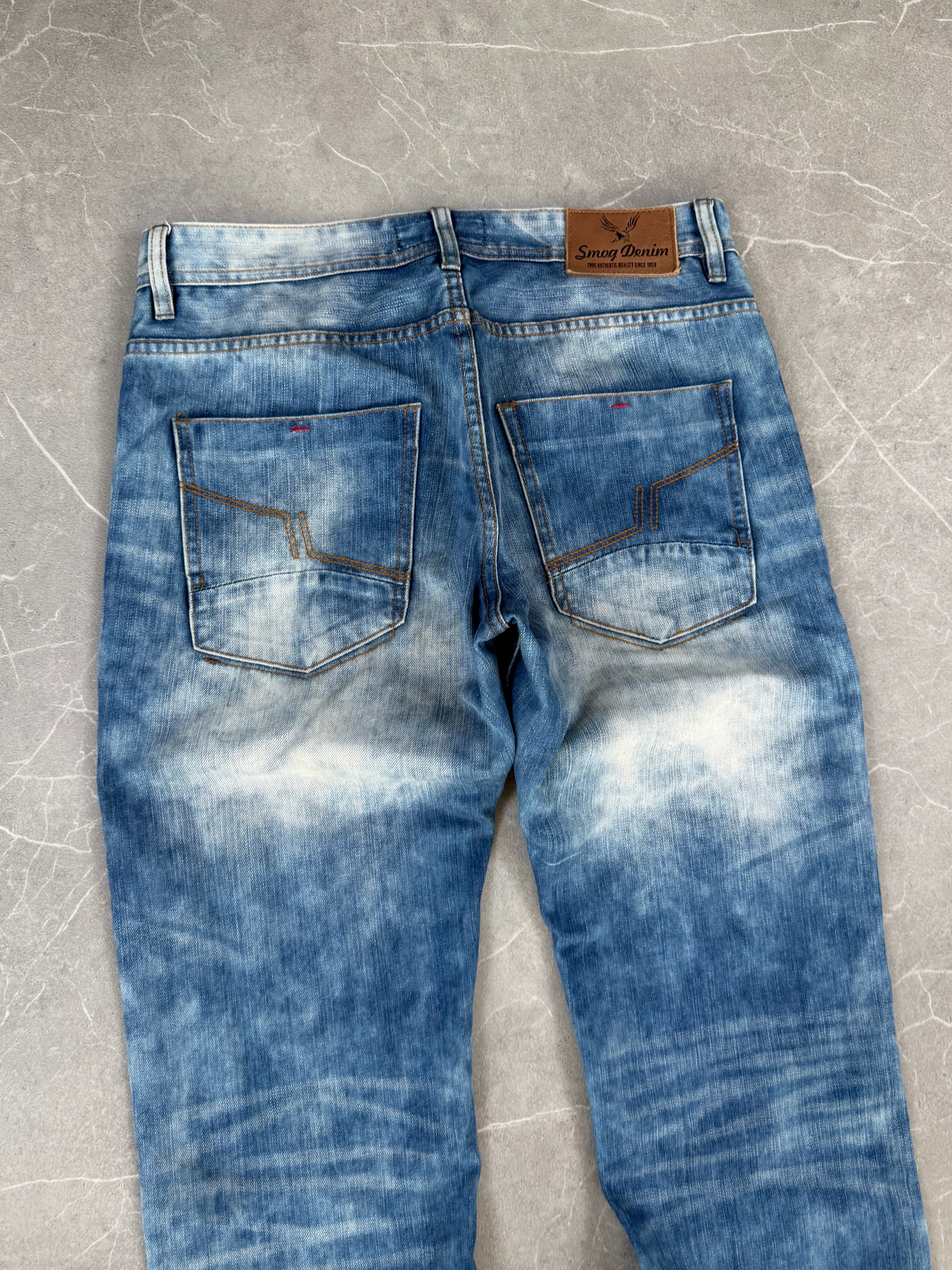Vintage washed Straight Jeans (S)