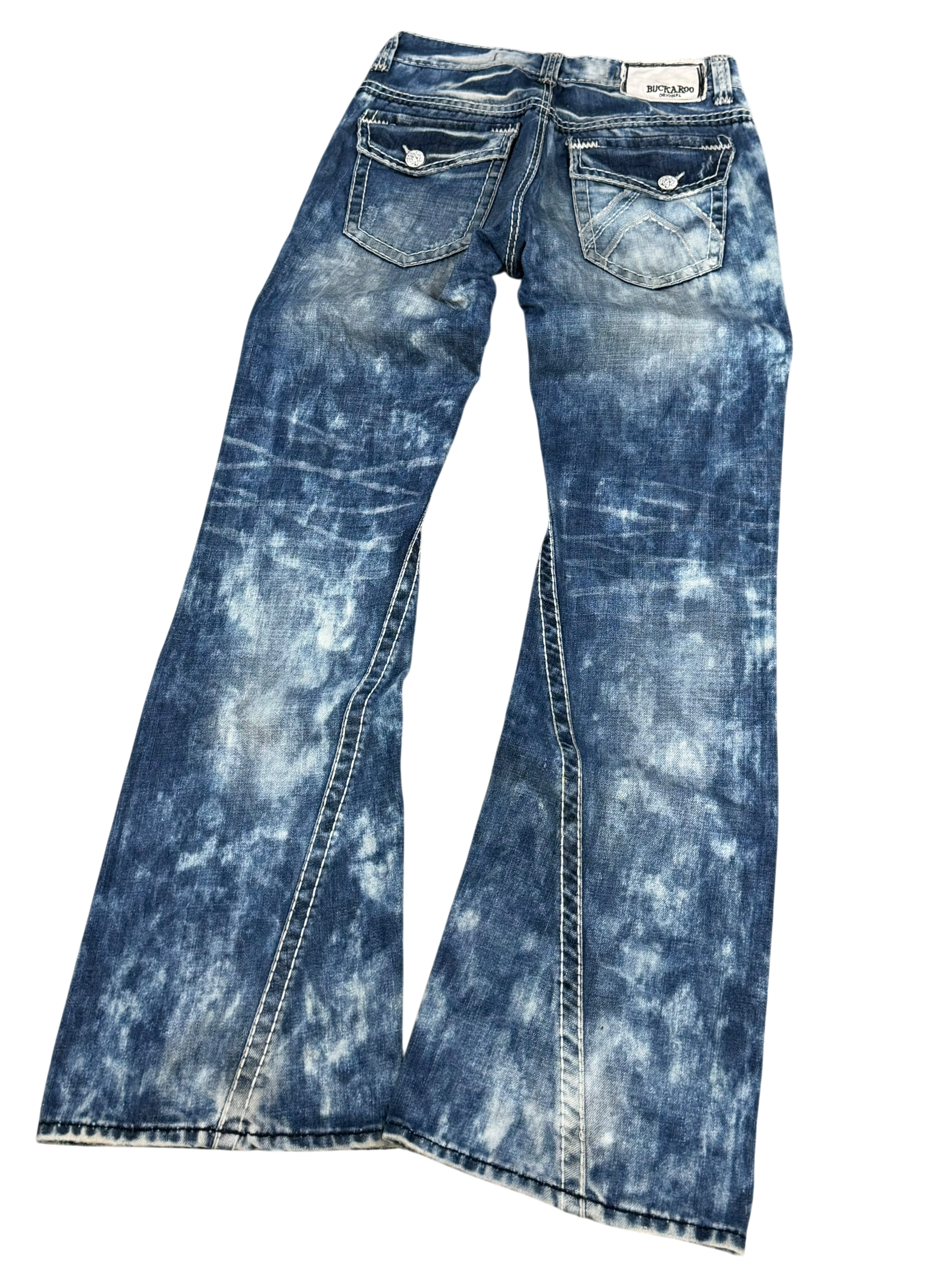 Washed Flared/Bootcut Jeans (S)
