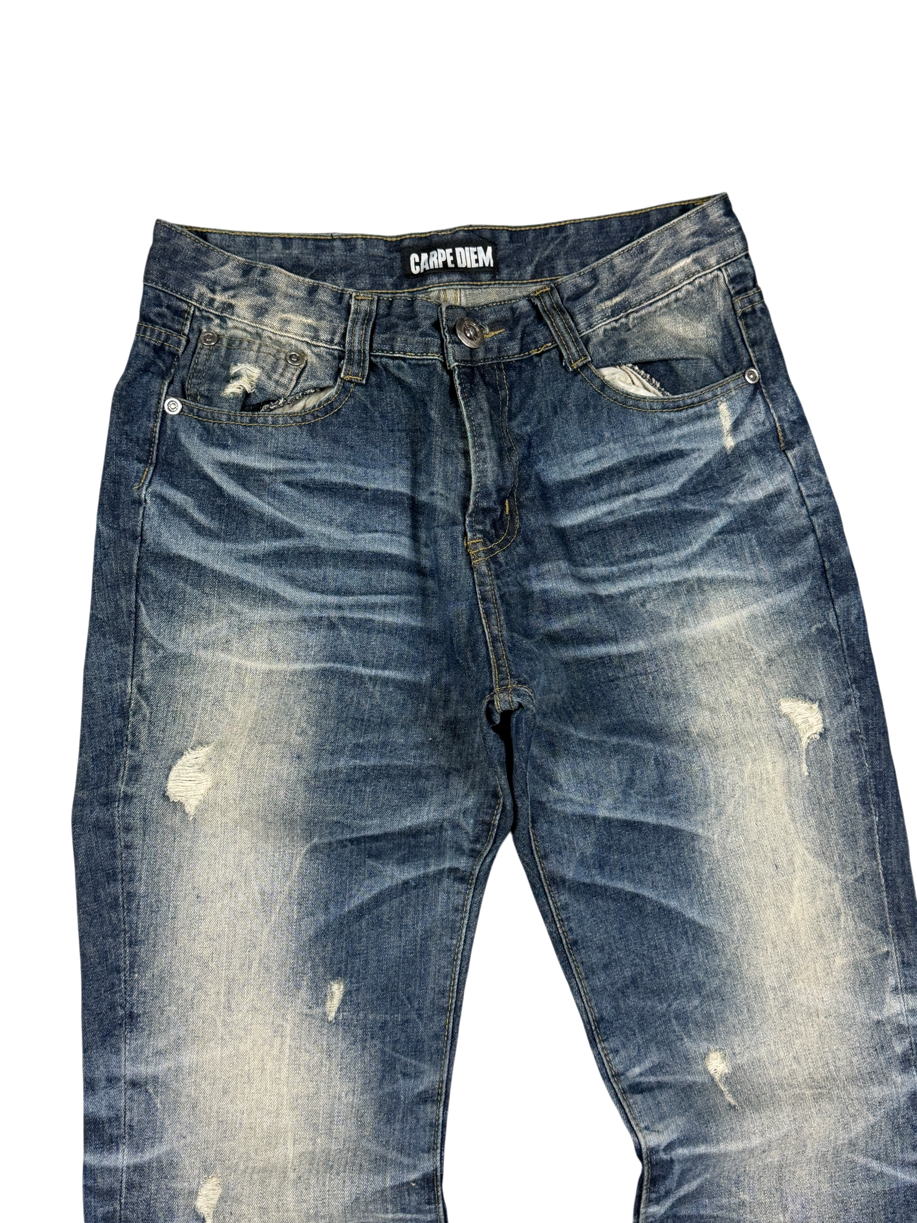 Ultra Washed Straight Jeans (S-M)