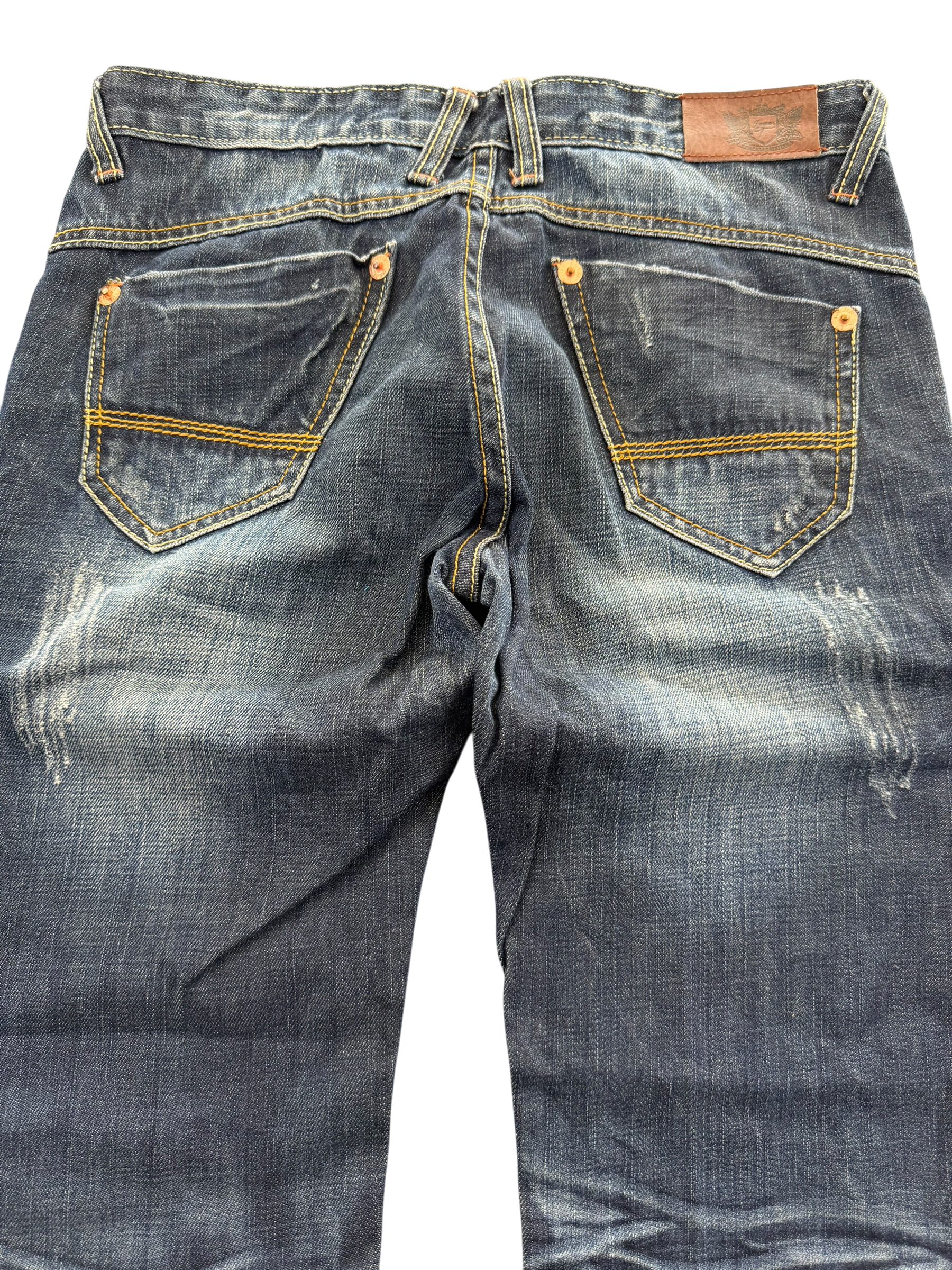 Washed Bootcut Jeans (XXS)