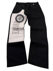 Versace vintage Big Logo Straight Jeans (XS)