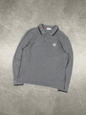 Moncler Slim Fit Longsleeve Poloshirt (M-L)