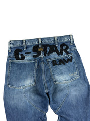Gstar vintage Elwood Big Logo Bootcut Jeans (XS-S)