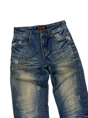 Crazy washed straight Jeans (S)