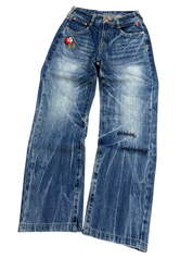 Washed Straightfit Jeans (XXS-XS)