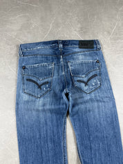 Vintage washed Straight Jeans (S)