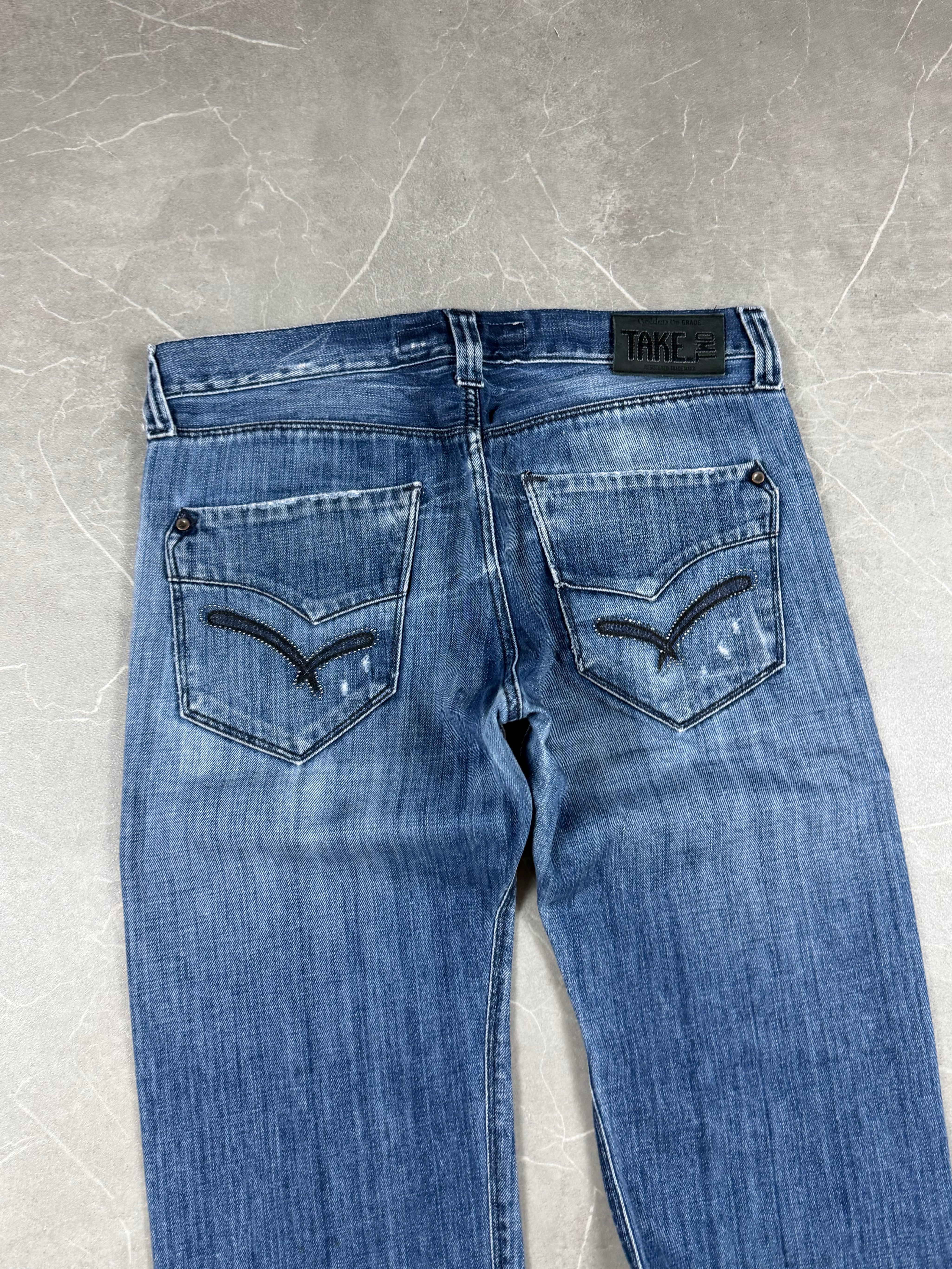 Vintage washed Straight Jeans (S)