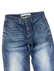 Vintage Washed Baggy/Bootcut Jeans (S)