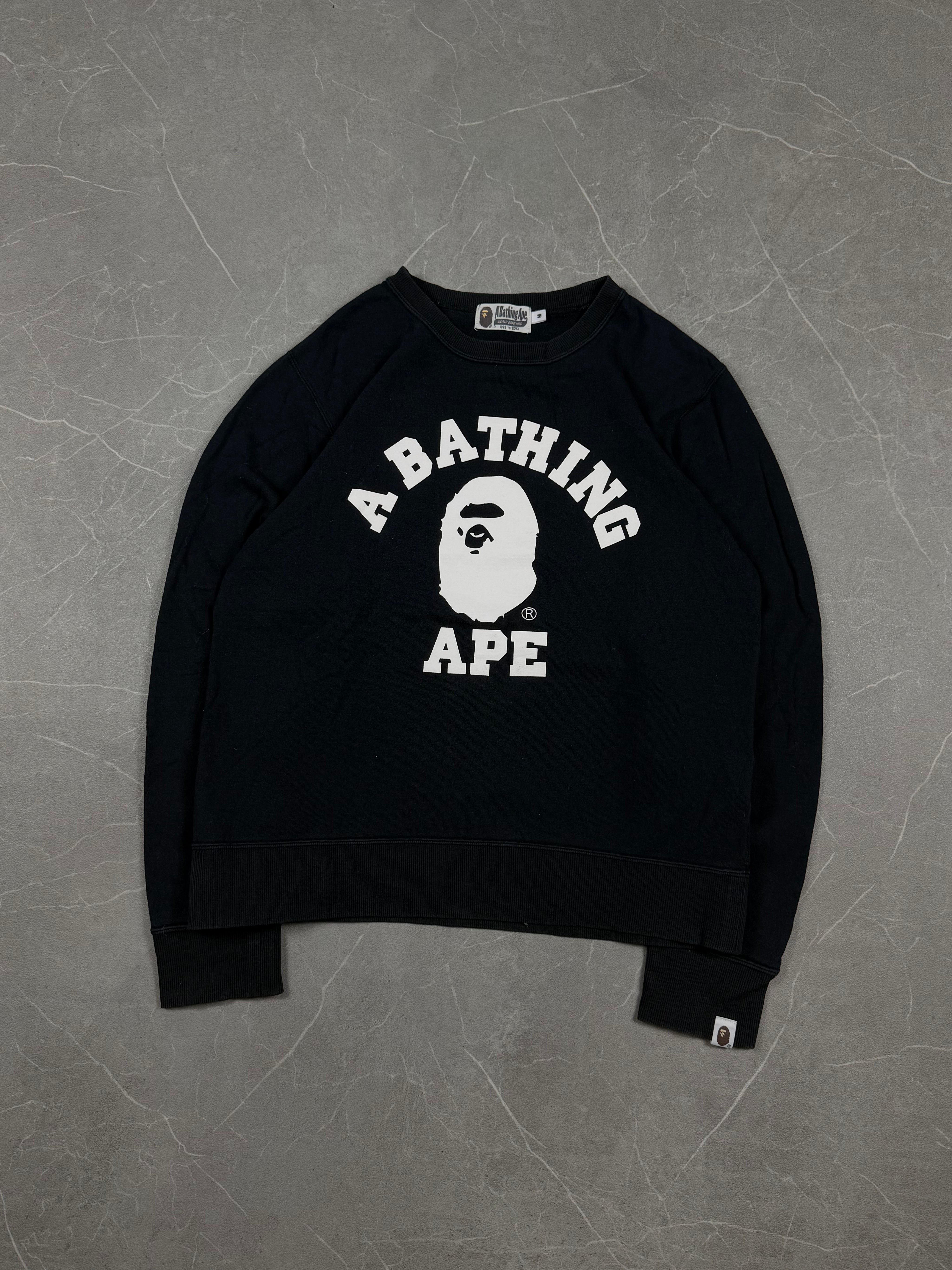 Bape College Crewneck Sweater (XS)