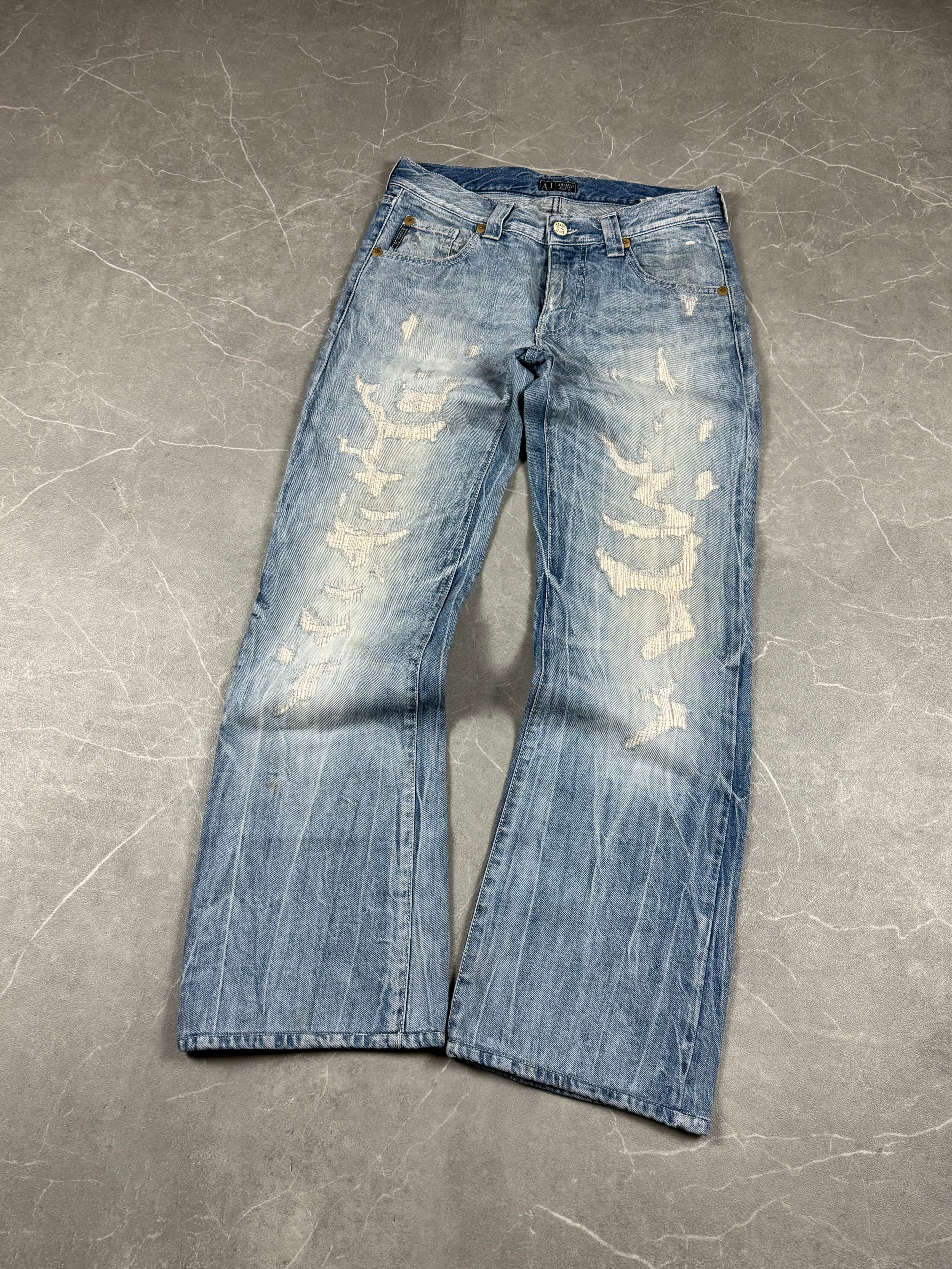 Armani washed bootcut Jeans (S)